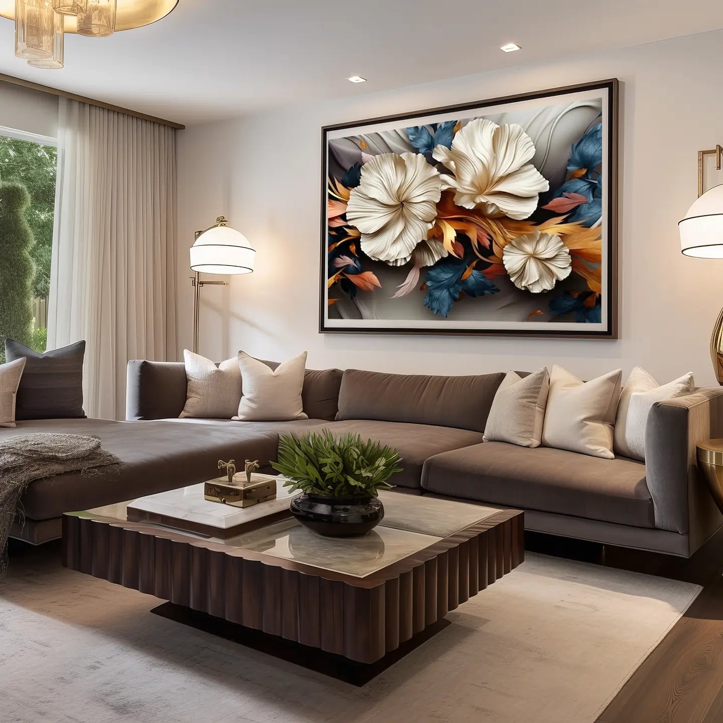 Floral Canvas Wall Art SAD1715