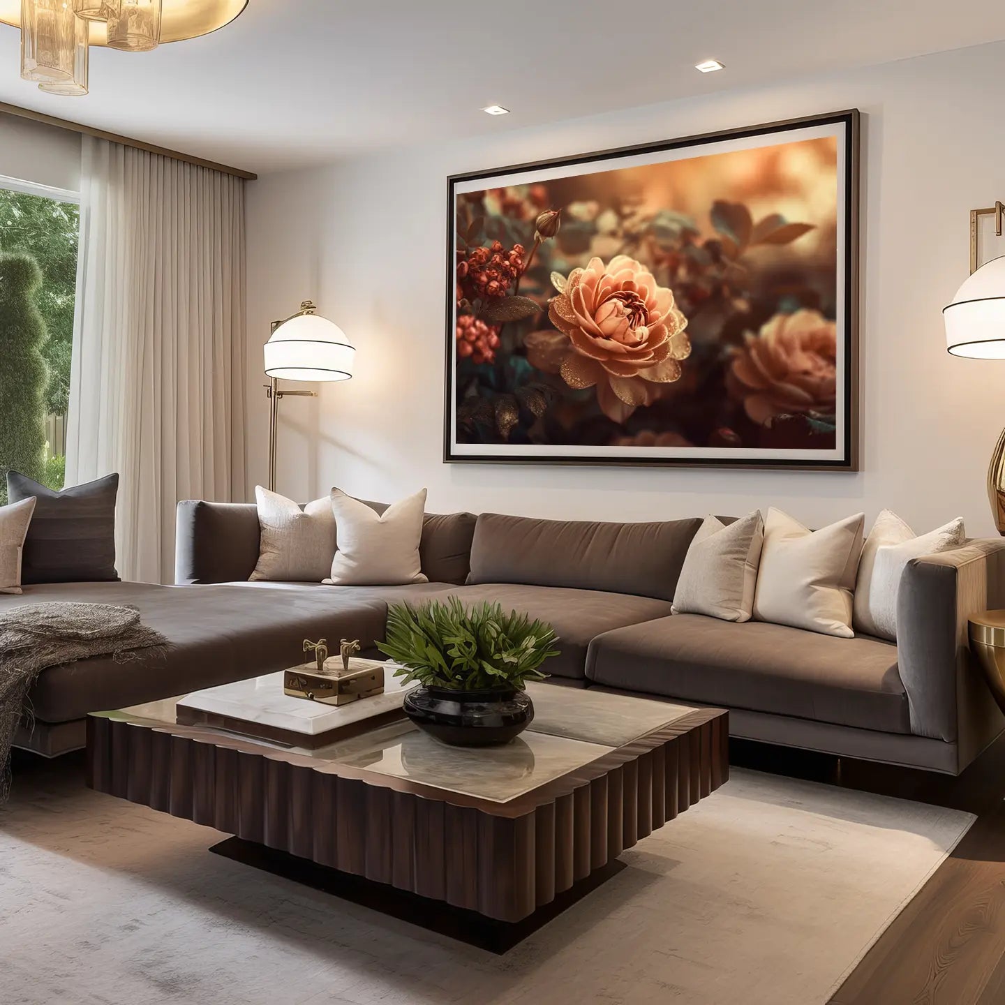 Floral Canvas Wall Art SAD1679