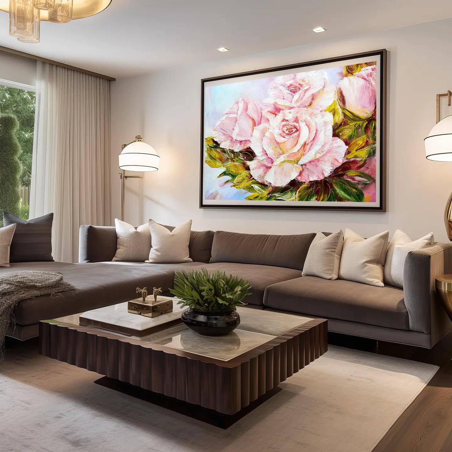 Floral Canvas Wall Art SAD818