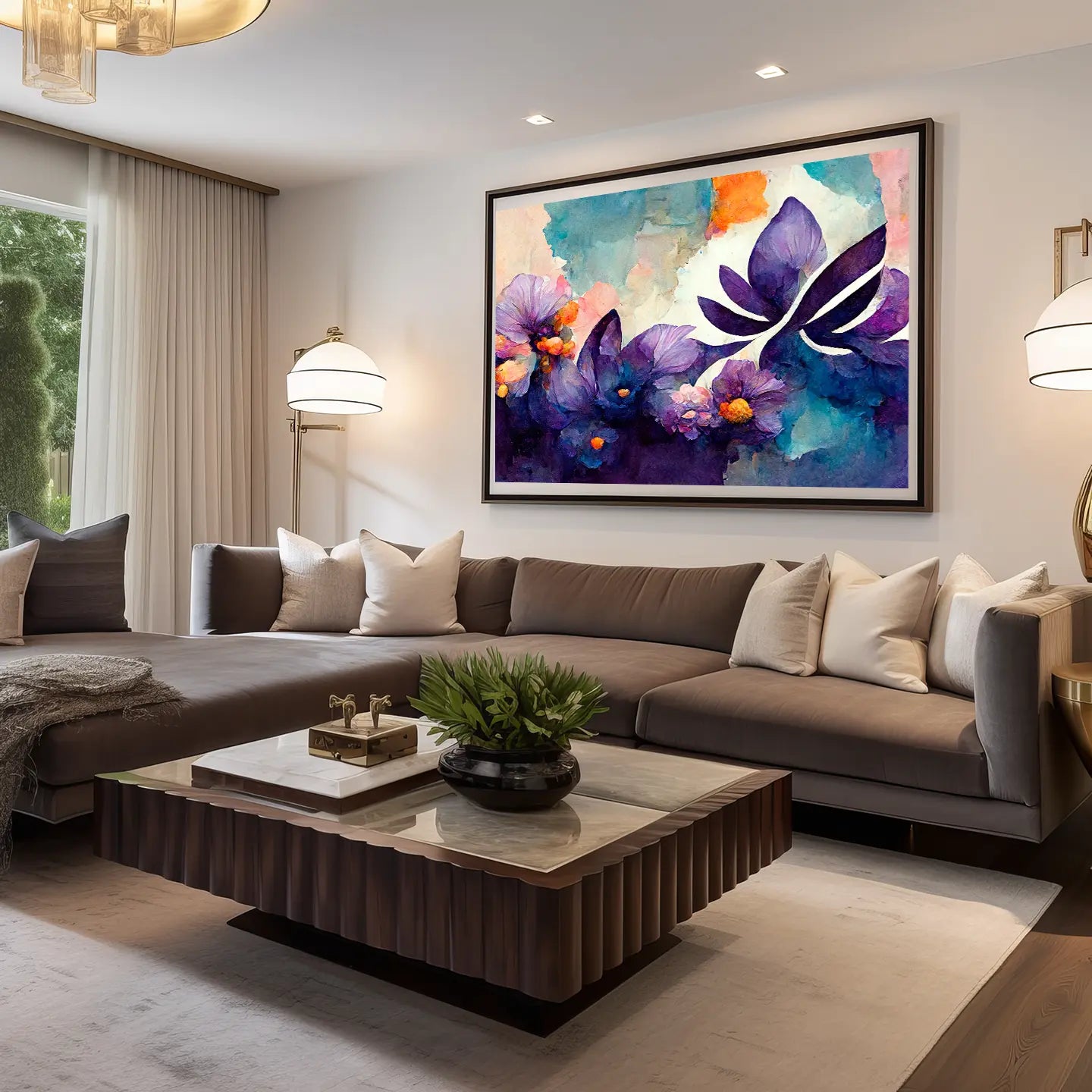 Floral Canvas Wall Art SAD683