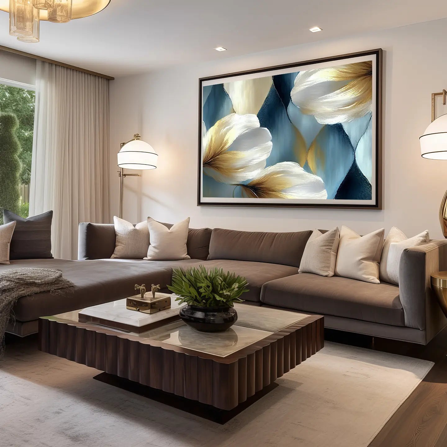 Floral Canvas Wall Art SAD734