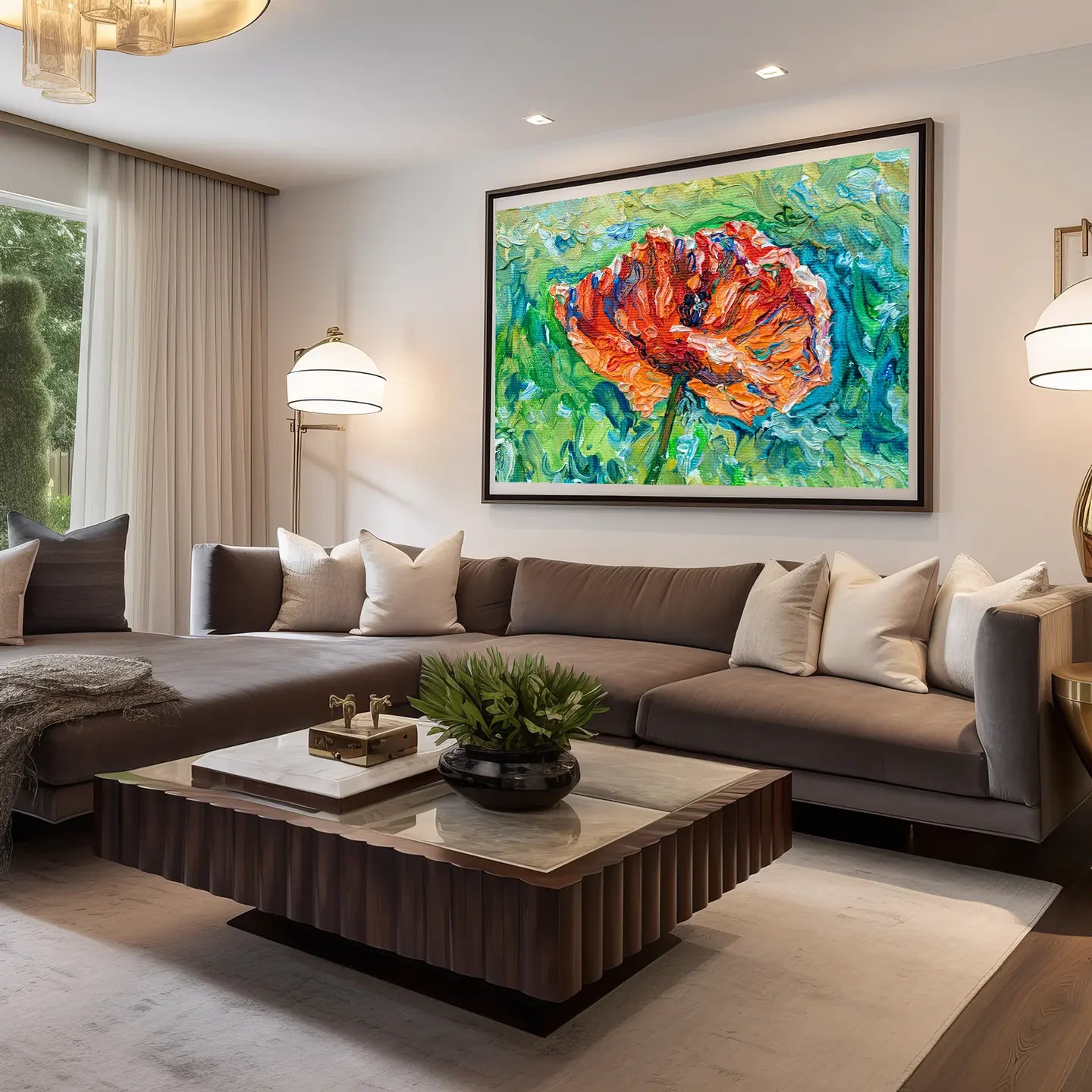 Floral Canvas Wall Art SAD613