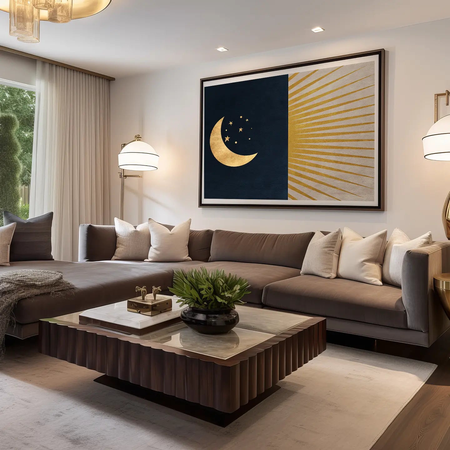 Abstract Canvas Wall Art SAD2183