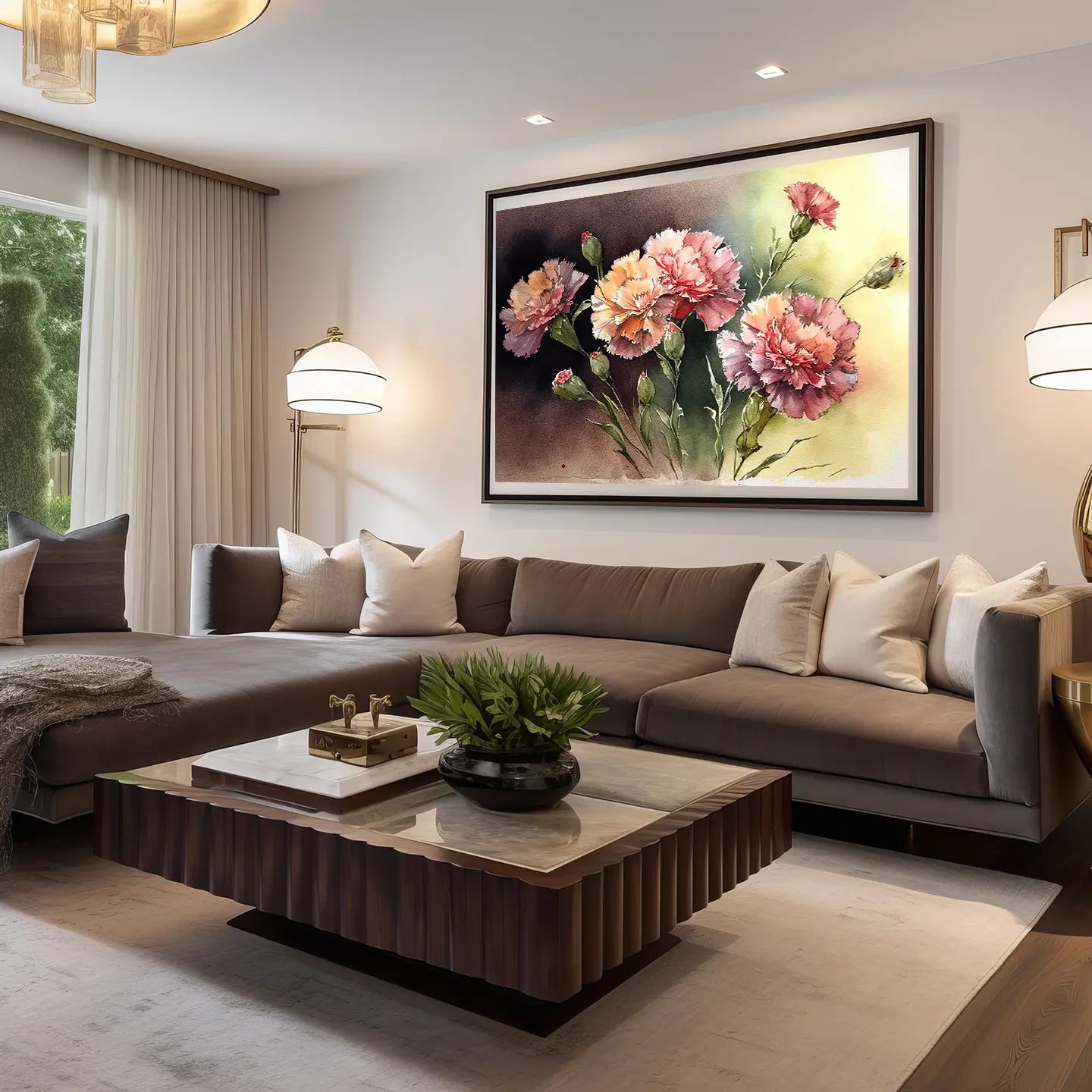 Floral Canvas Wall Art SAD646