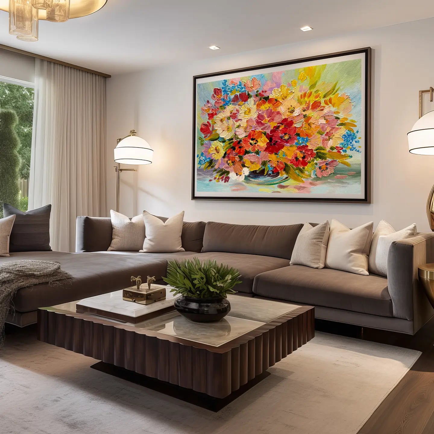 Floral Canvas Wall Art SAD854