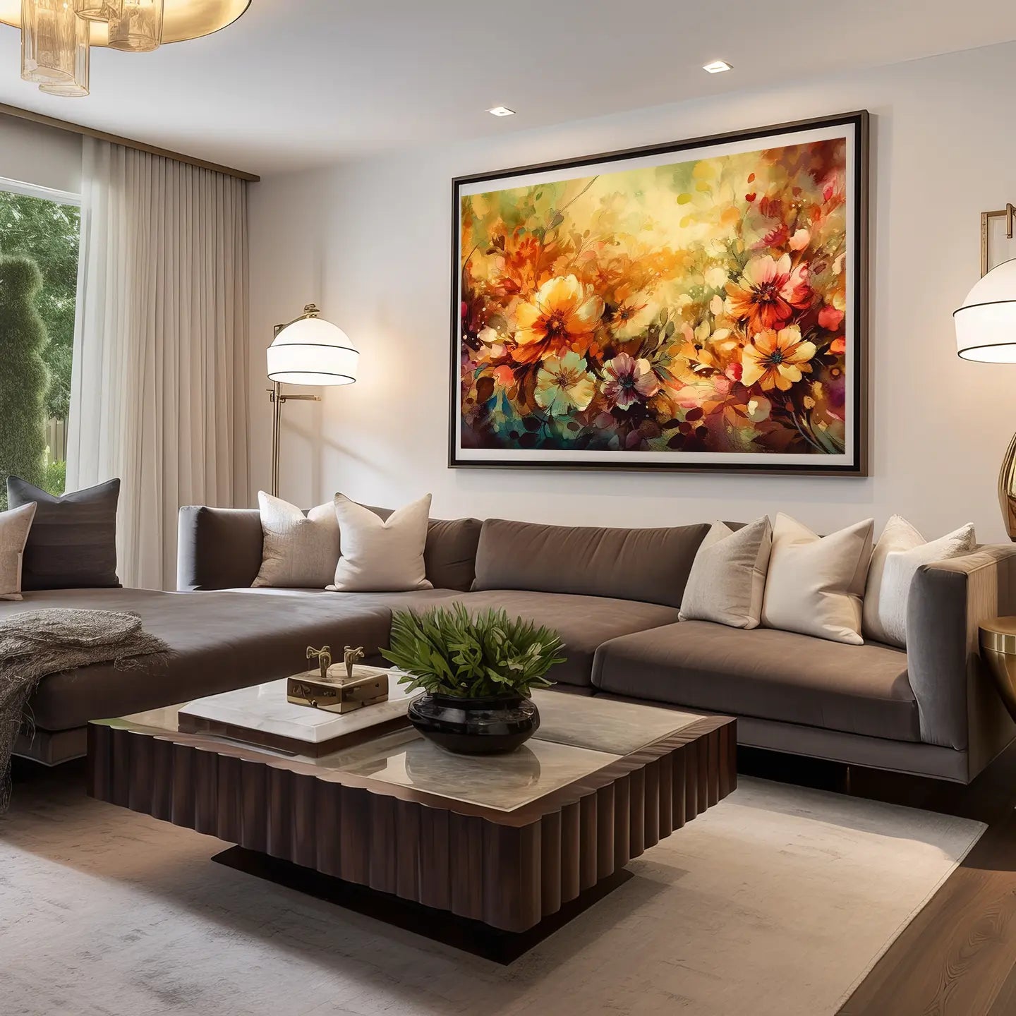 Floral Canvas Wall Art SAD622