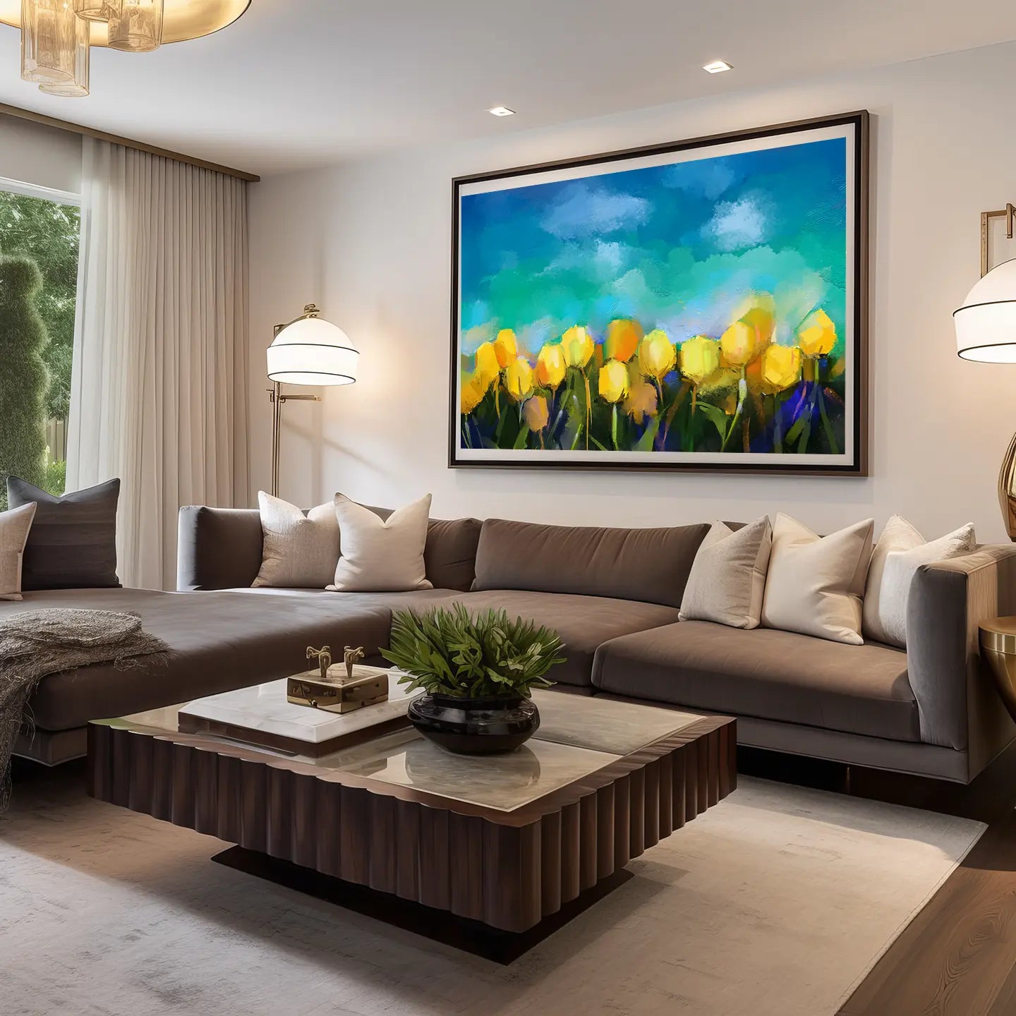 Floral Canvas Wall Art SAD819