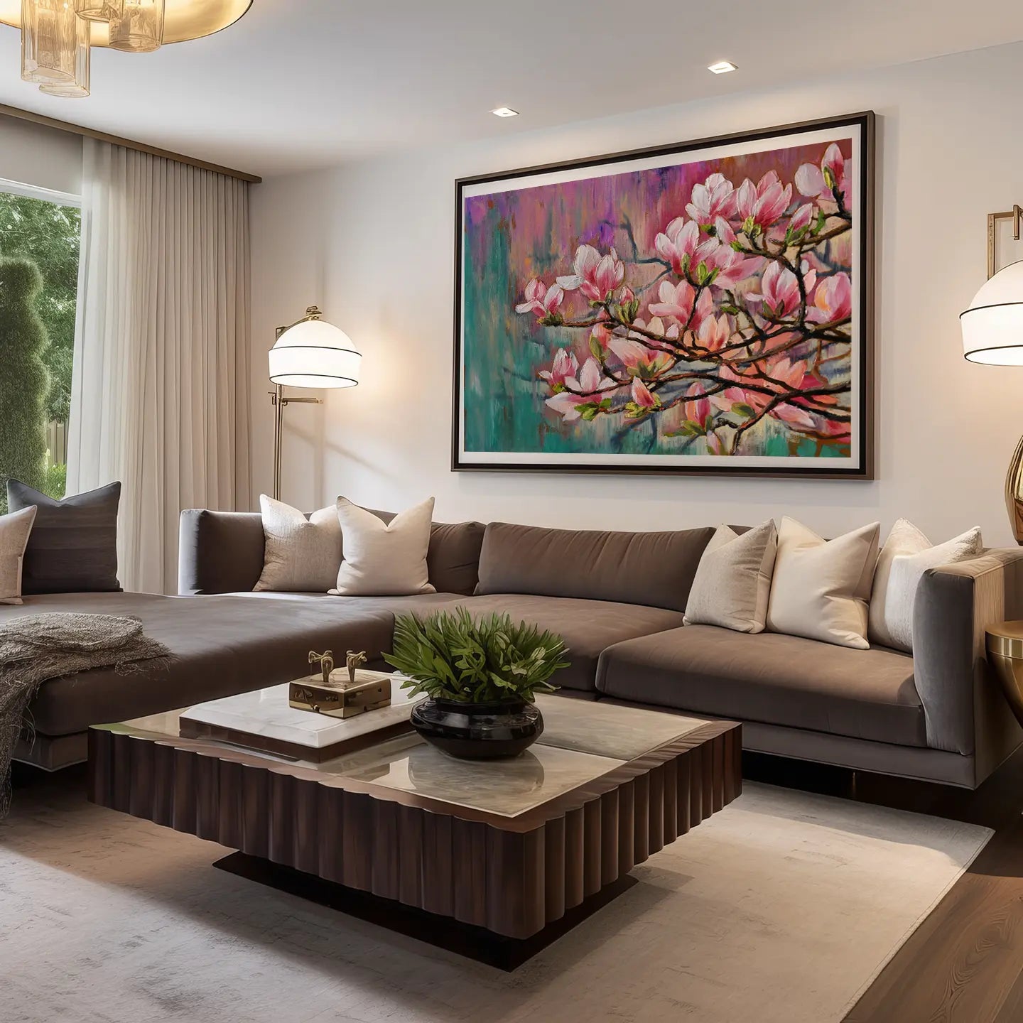 Floral Canvas Wall Art SAD839