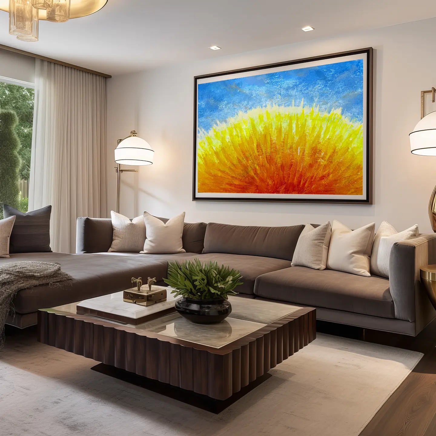 Abstract Canvas Wall Art SAD938