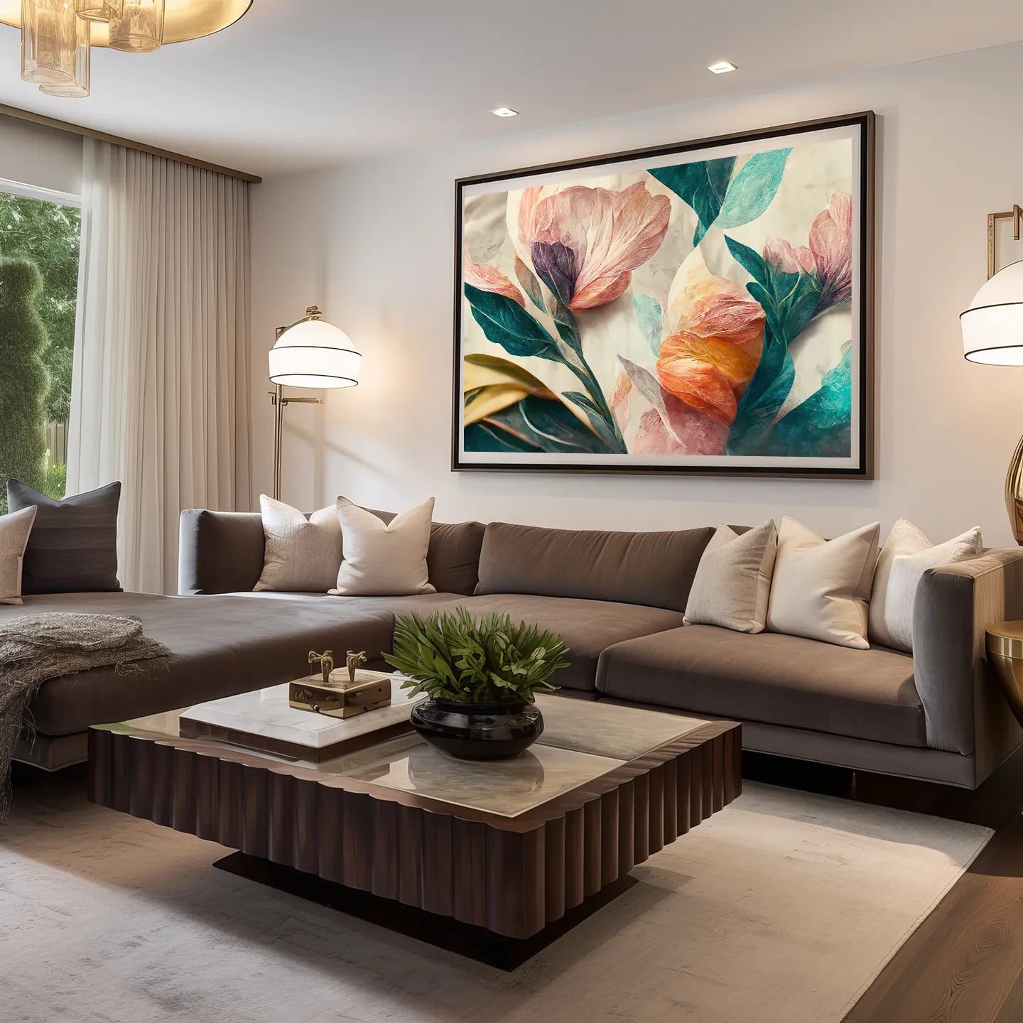 Floral Canvas Wall Art SAD716