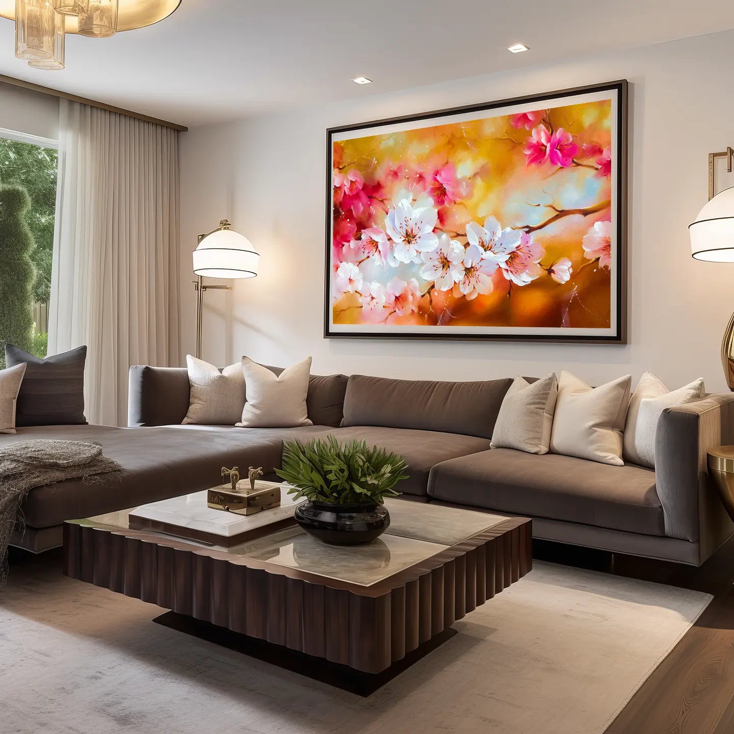 Floral Canvas Wall Art SAD1170