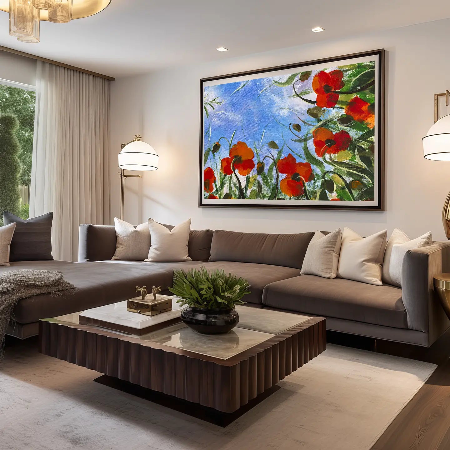 Floral Canvas Wall Art SAD776