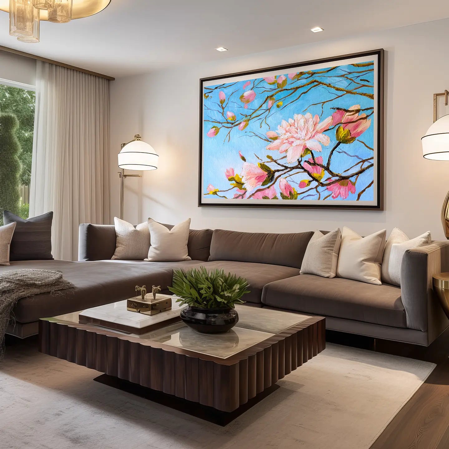 Floral Canvas Wall Art SAD838
