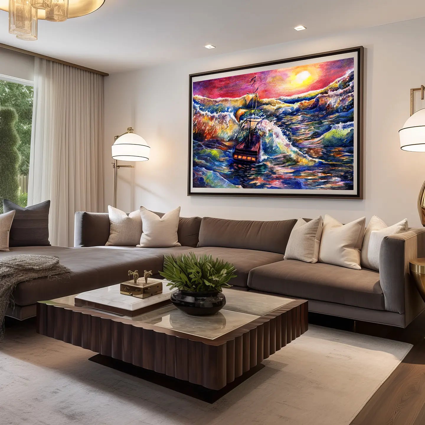 Landscape Canvas Wall Art SAD777