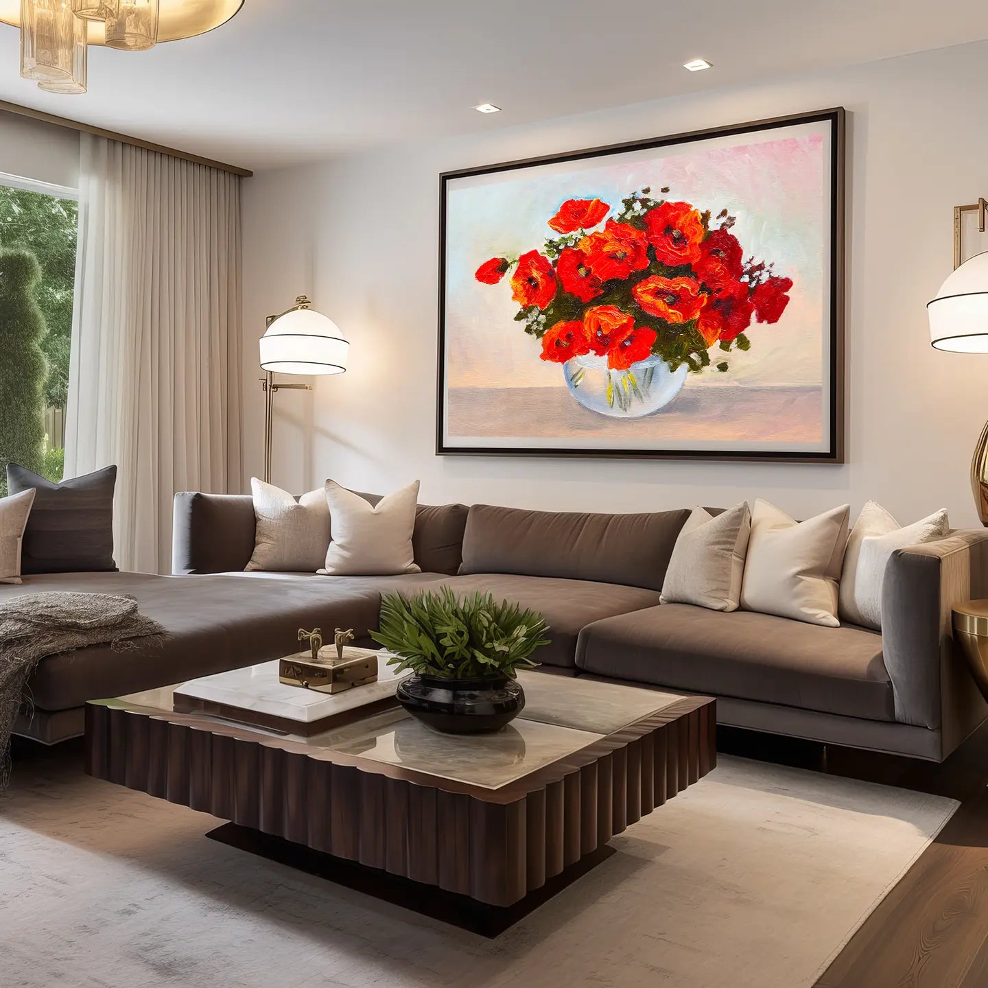 Floral Canvas Wall Art SAD851