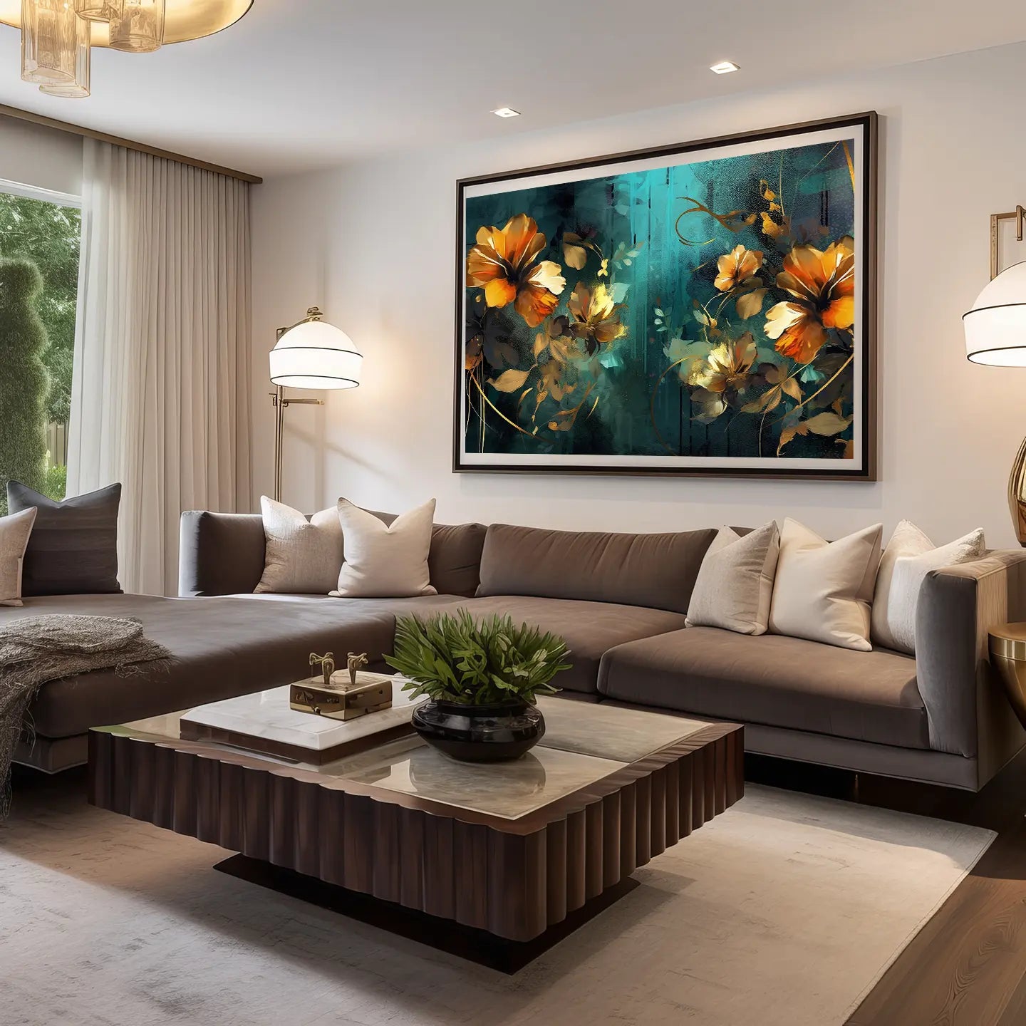 Floral Canvas Wall Art SAD700