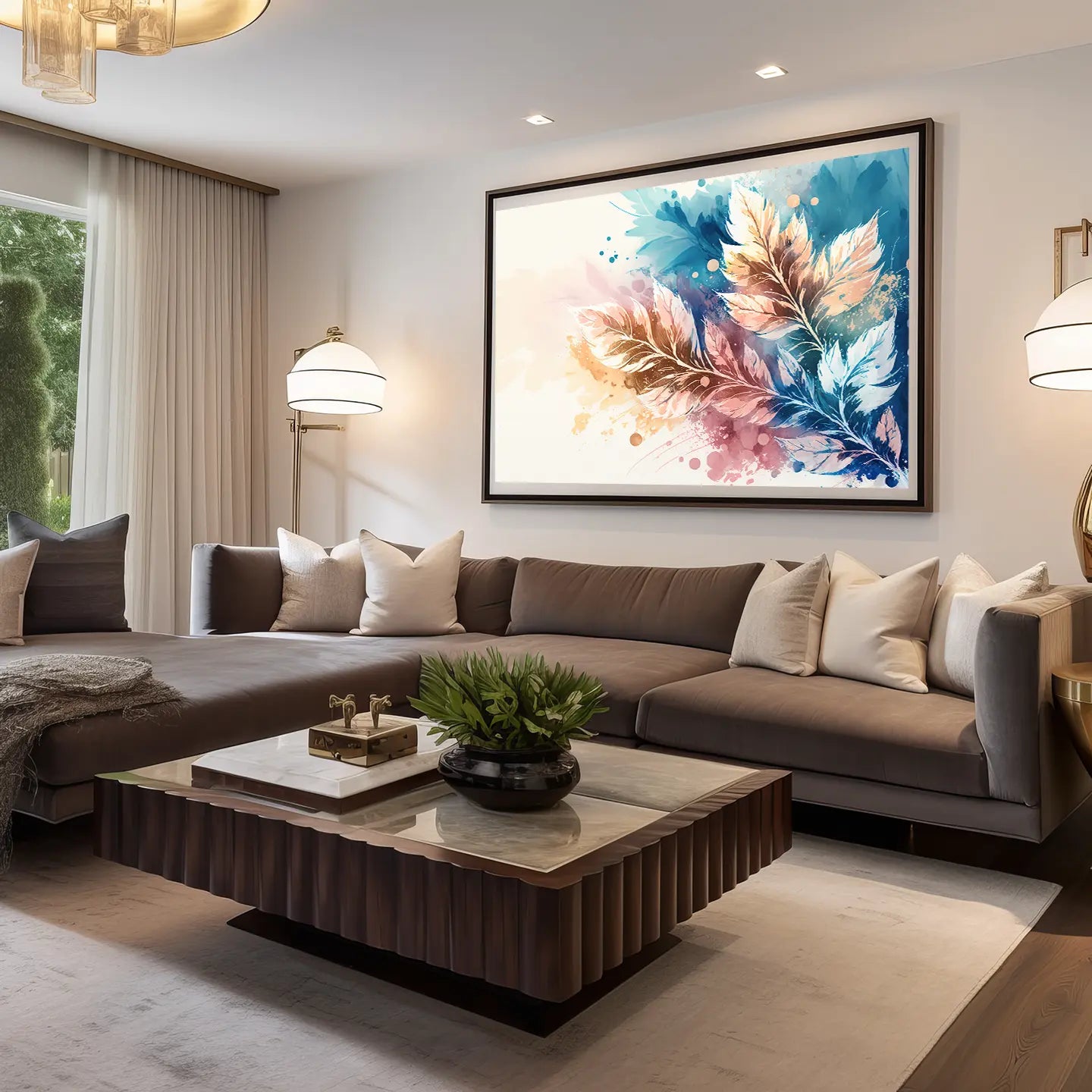 Floral Canvas Wall Art SAD2223
