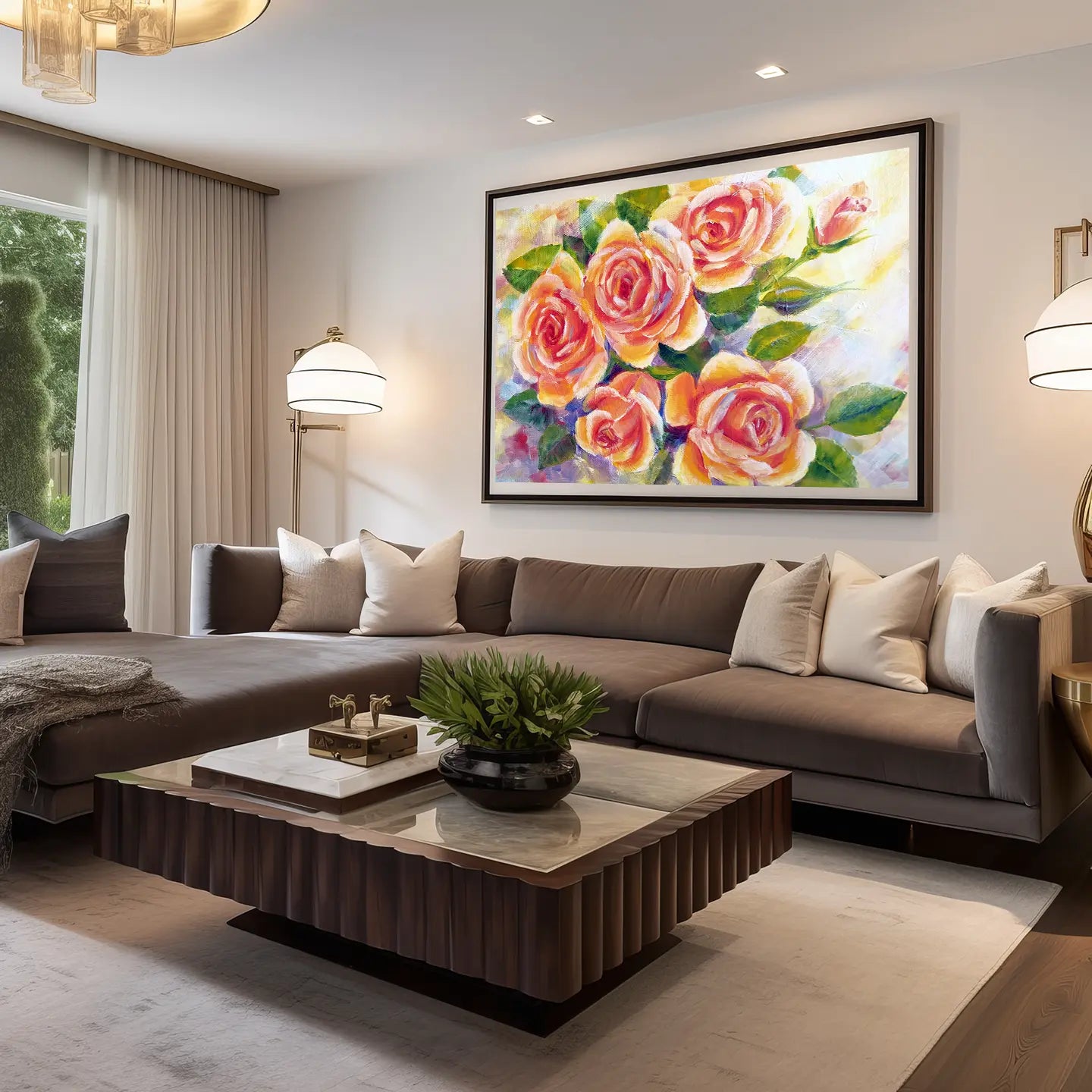Floral Canvas Wall Art SAD1215