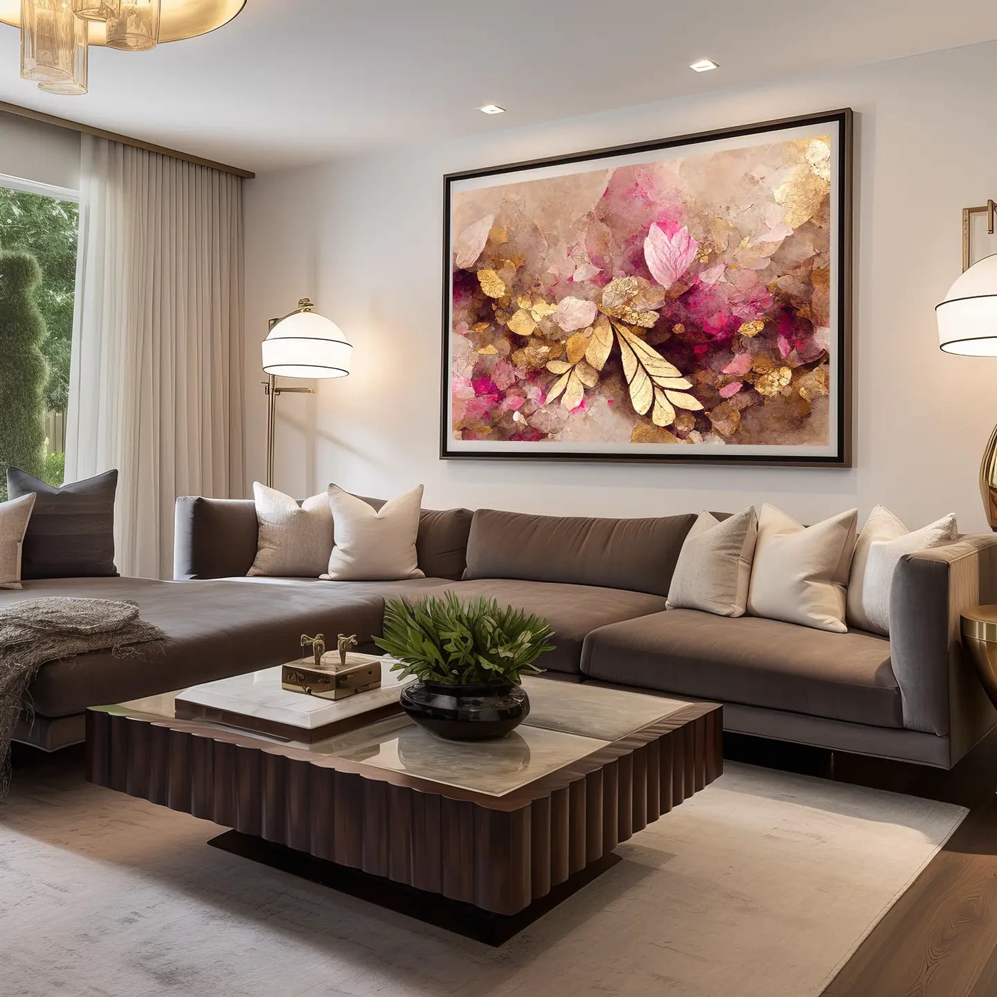 Floral Canvas Wall Art SAD681