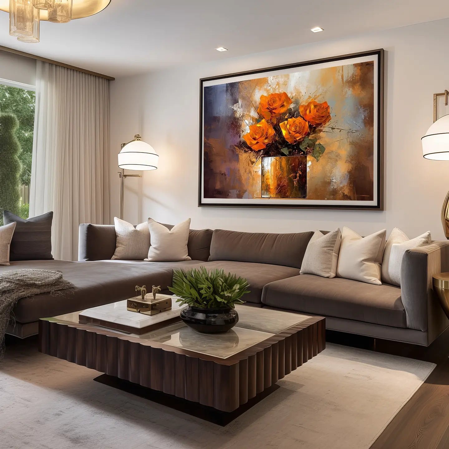 Floral Canvas Wall Art SAD574