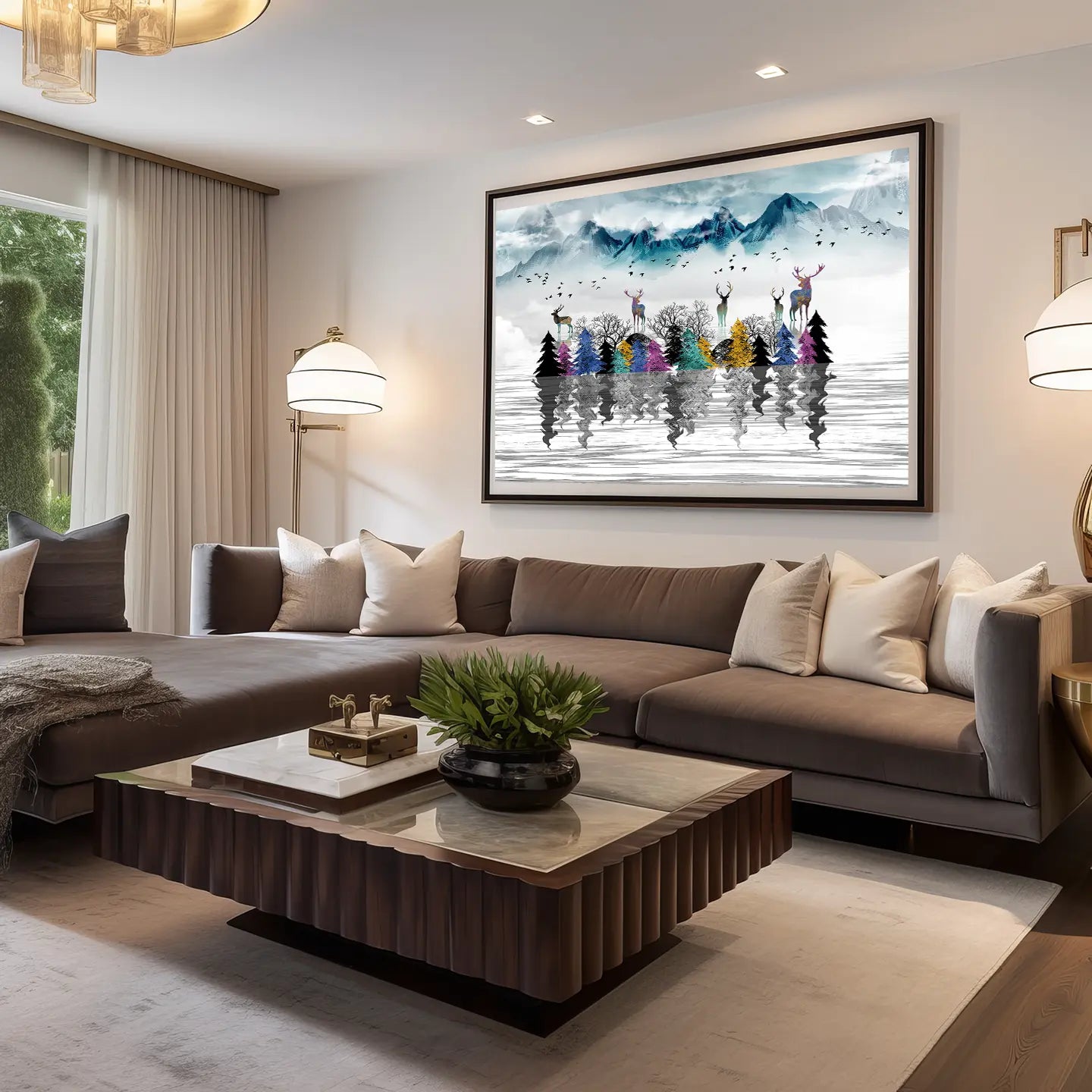 Abstract Canvas Wall Art SAD630