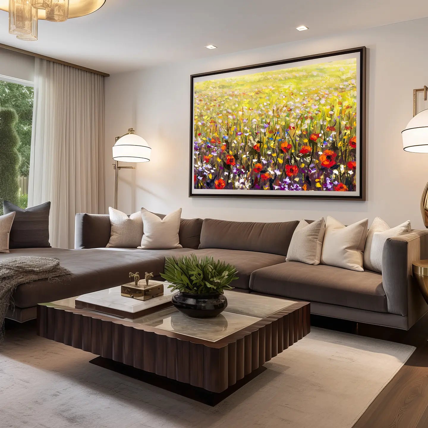 Floral Canvas Wall Art SAD1190