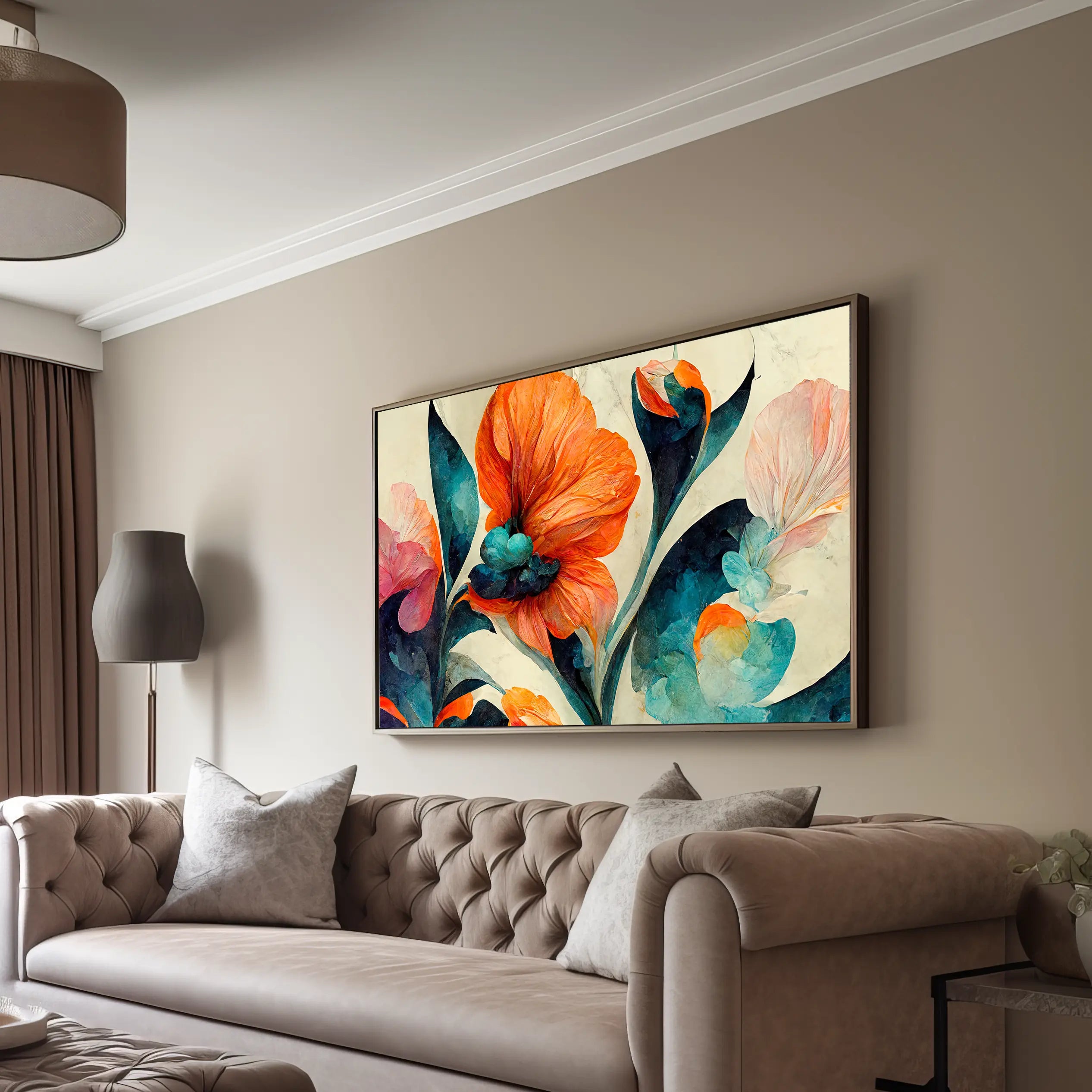 Floral Canvas Wall Art SAD706