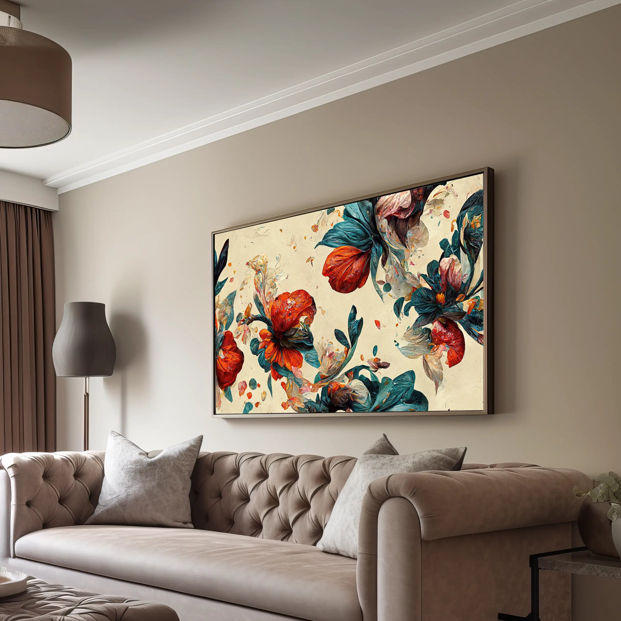 Floral Canvas Wall Art SAD707