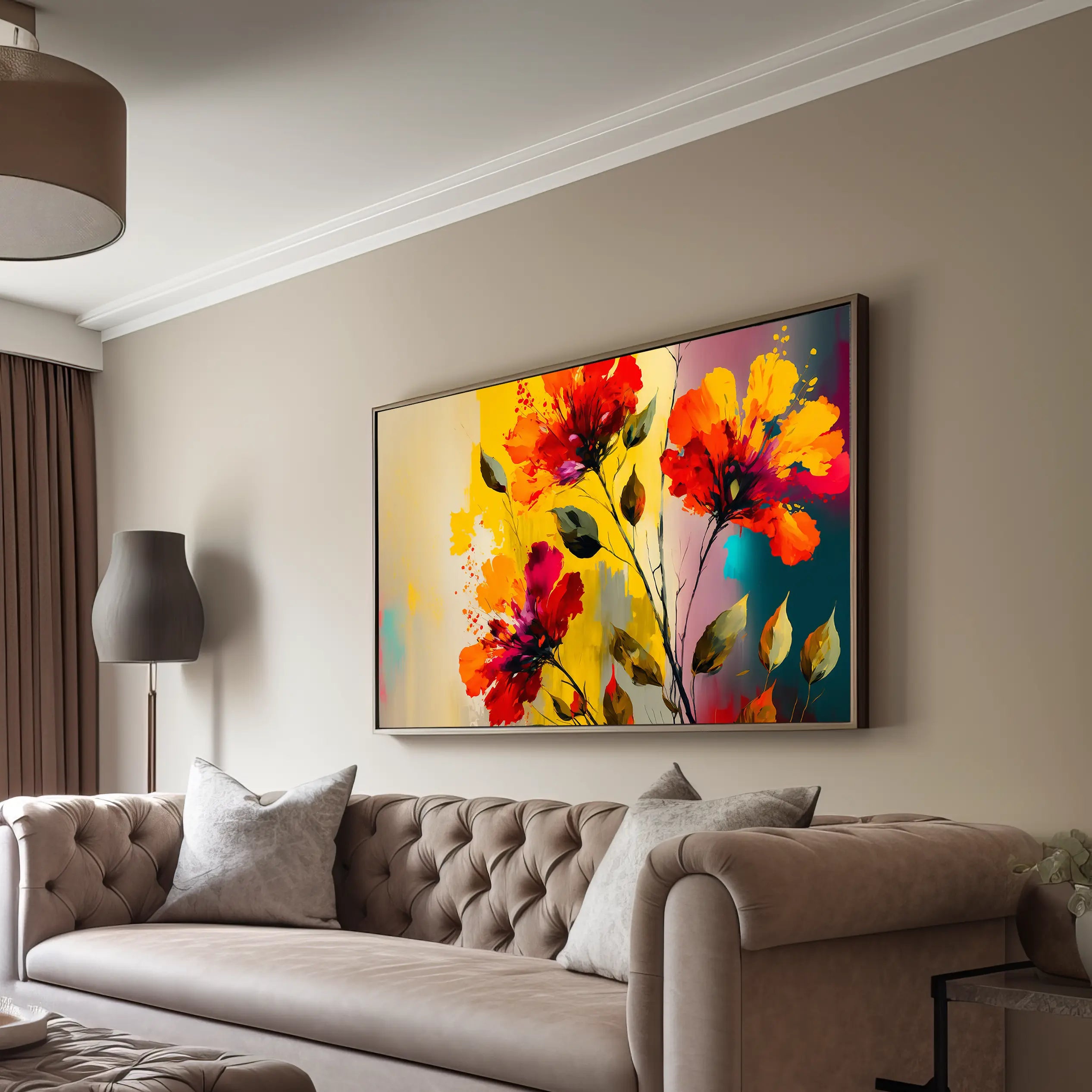 Floral Canvas Wall Art SAD693