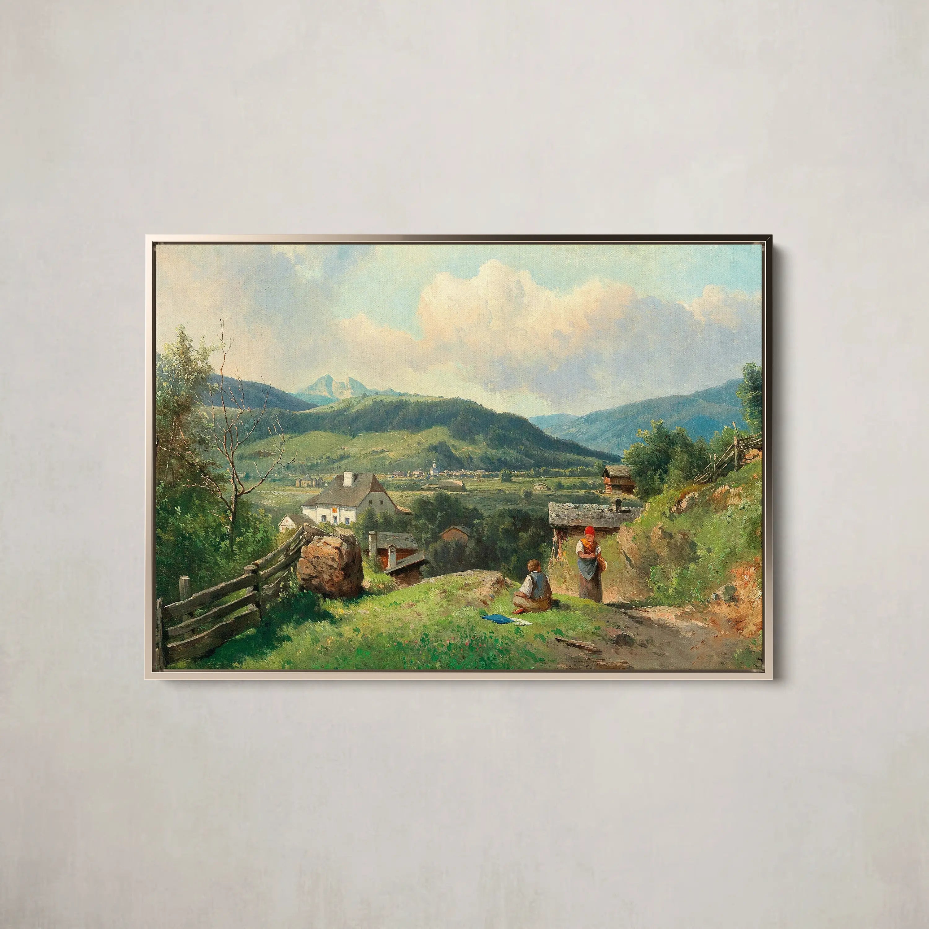 A view of Radstadt im Pongau Carl Franz by Emanuel Haunold