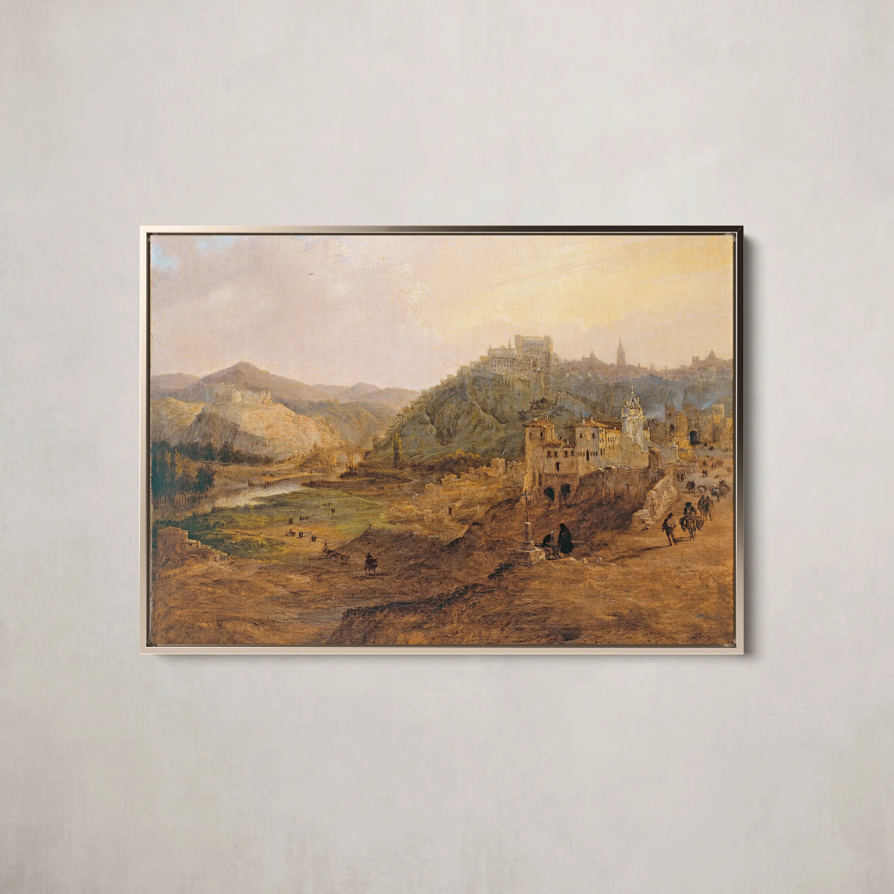 General View of Toledo from the Cross of the Canons (1836) by Genaro Pérez Villaamil