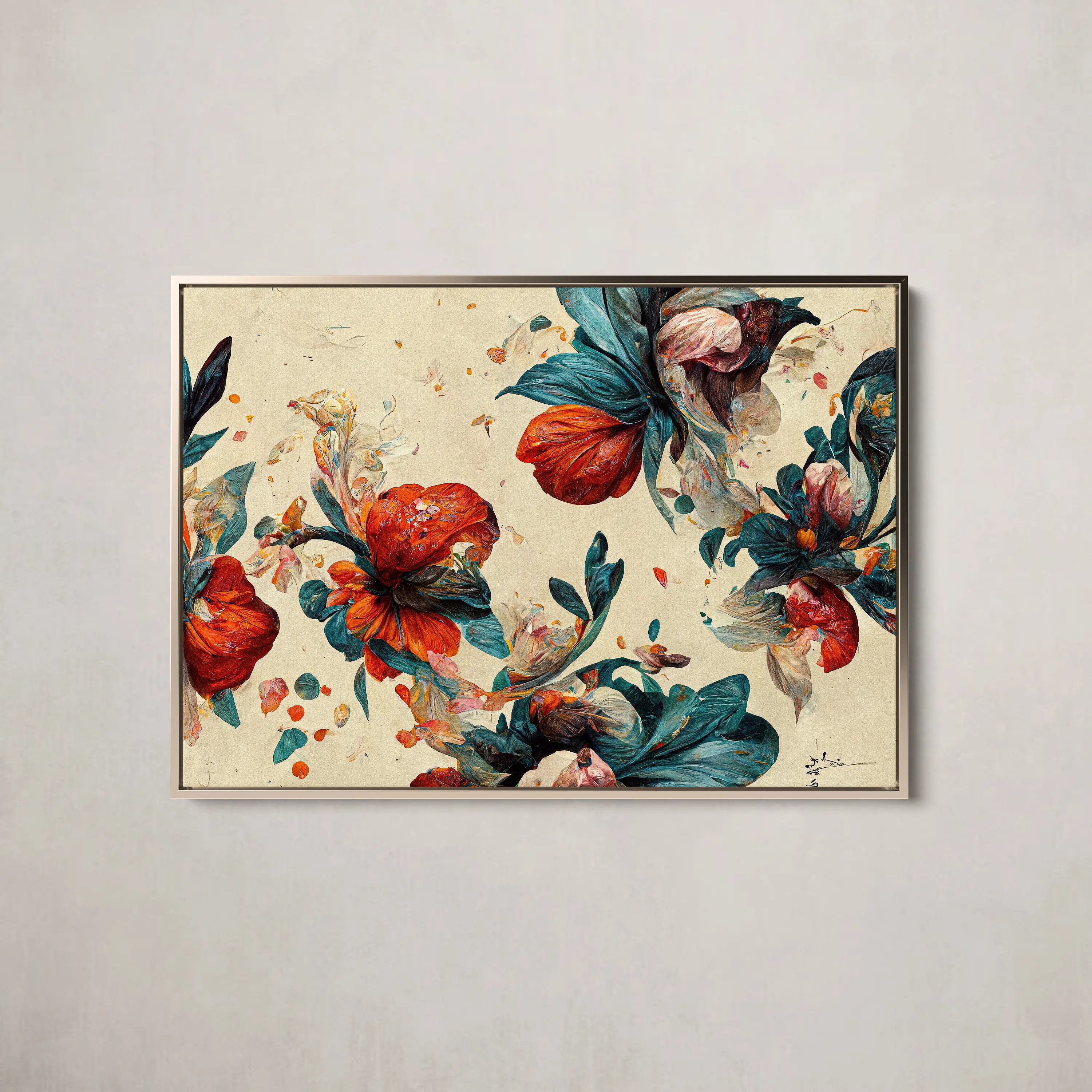 Floral Canvas Wall Art SAD707