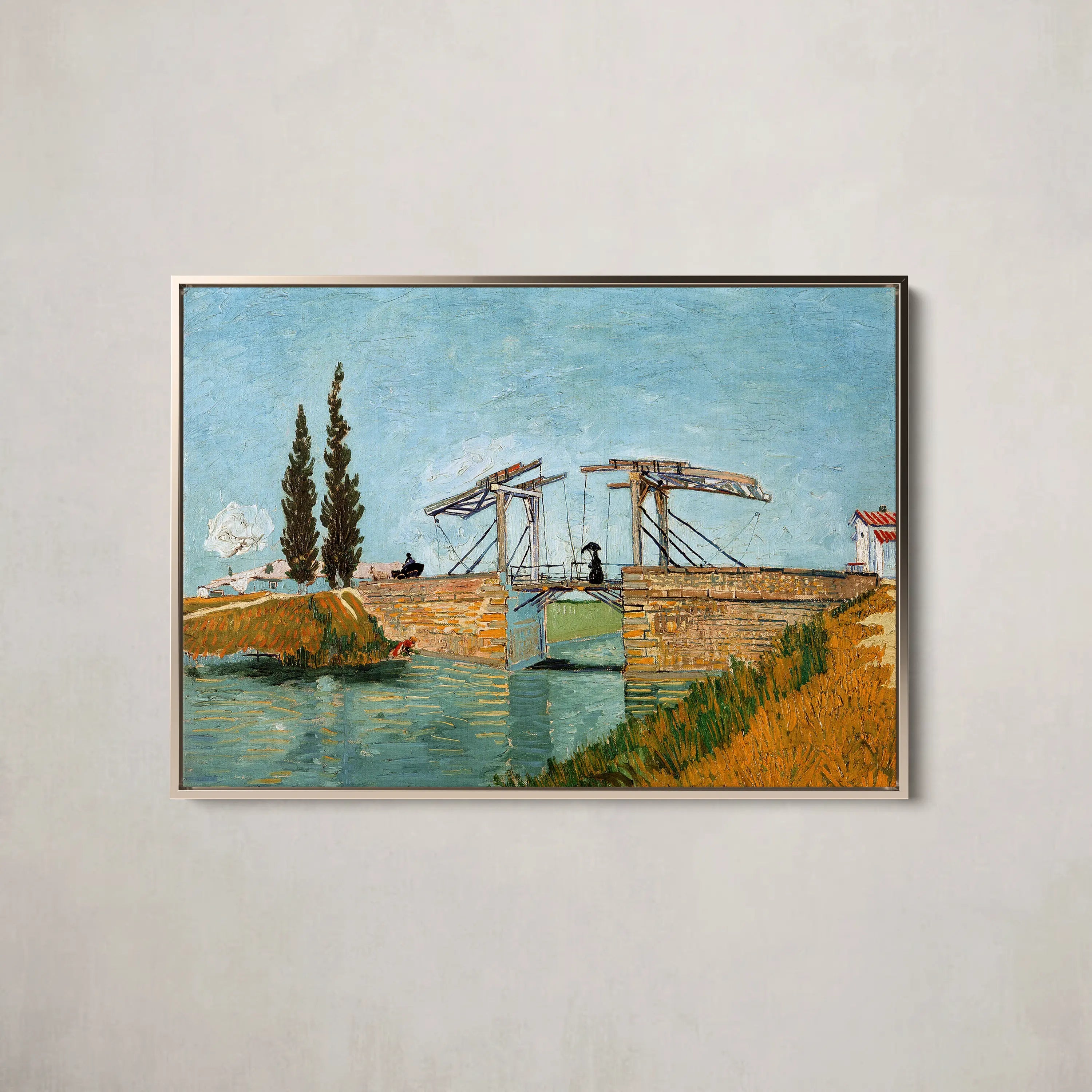 Langlois Bridge at Arles (1888) by Vincent van Gogh