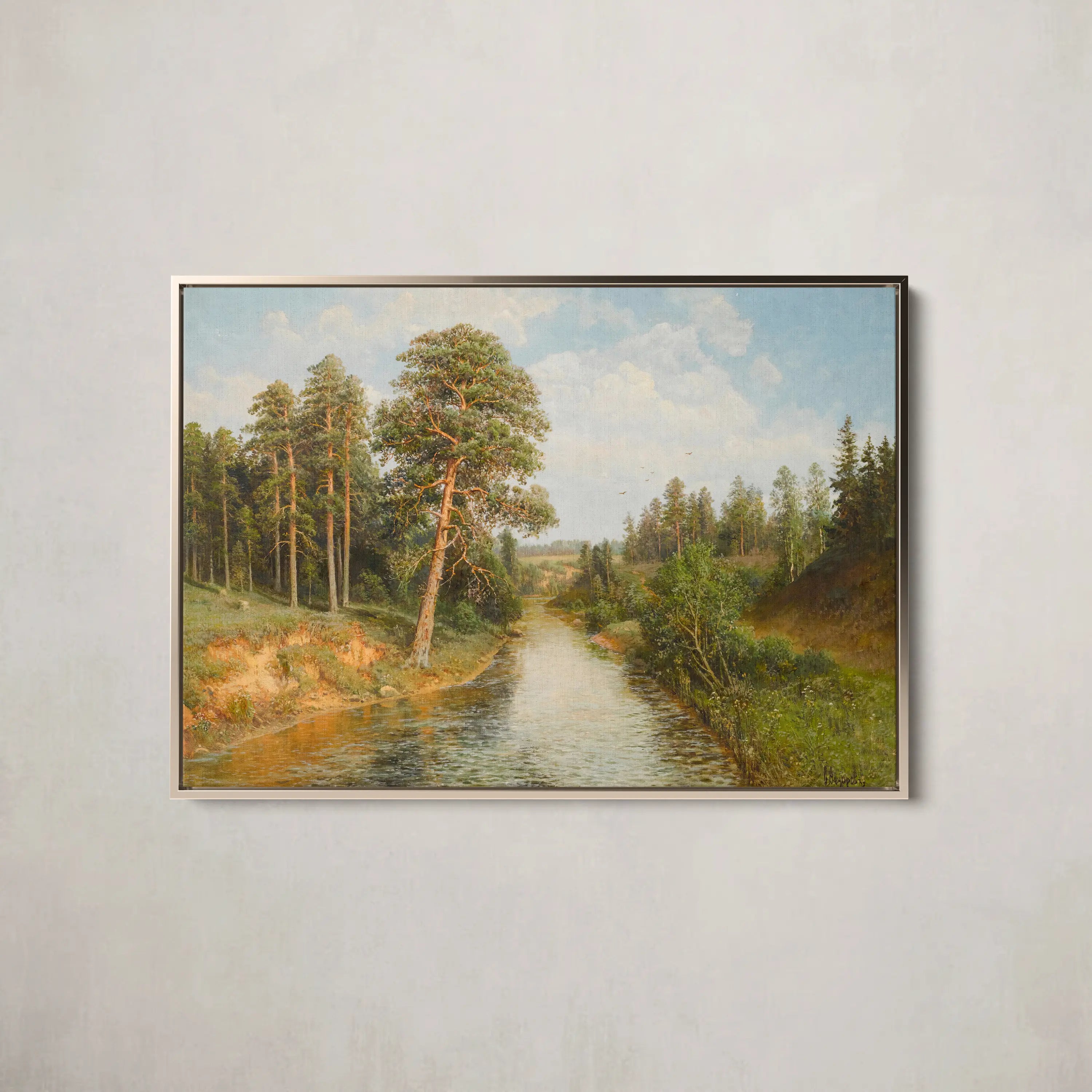 Summer Woodland Scene by Semyon Fedorovich Fedorov