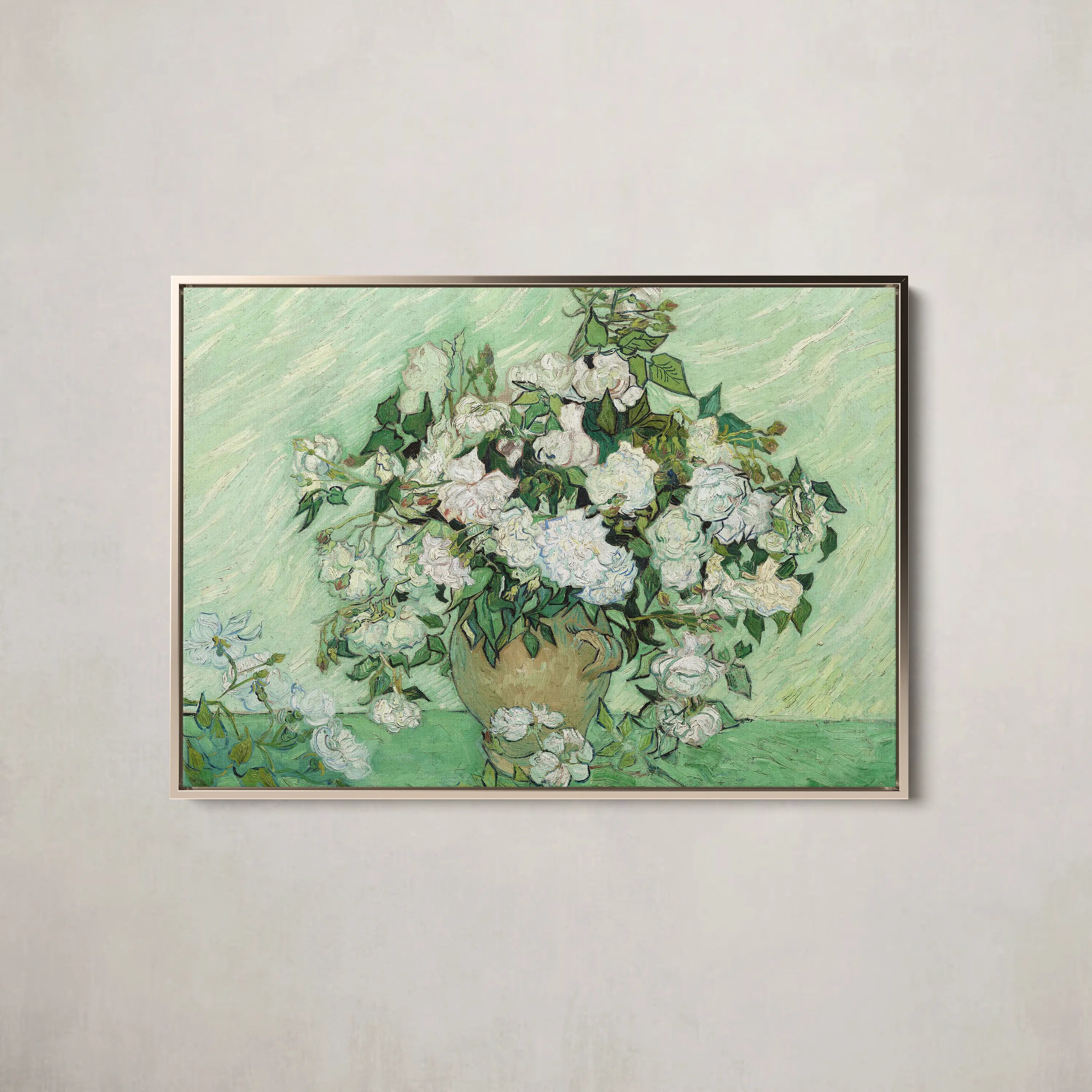 Roses (1890) by Vincent van Gogh