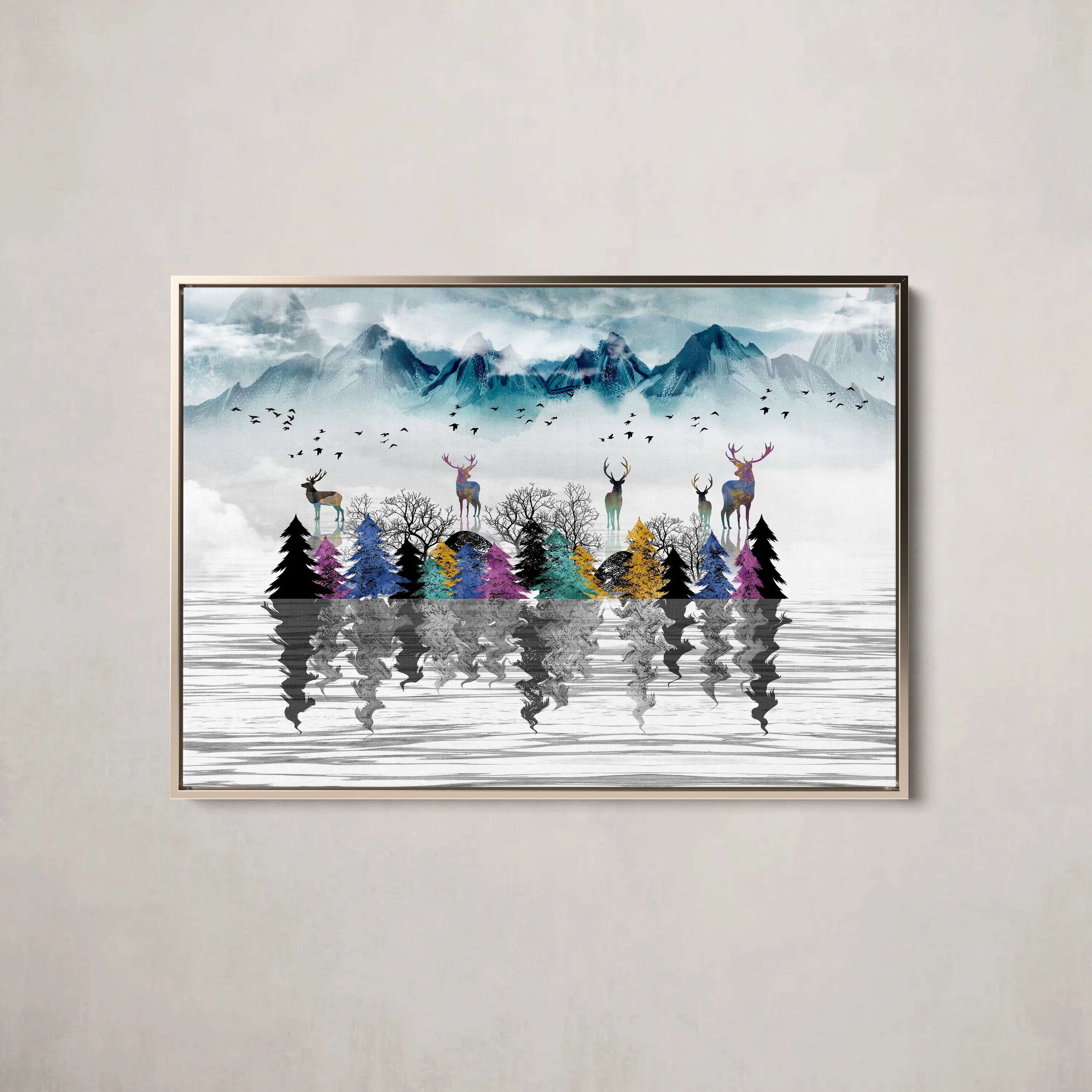 Abstract Canvas Wall Art SAD630