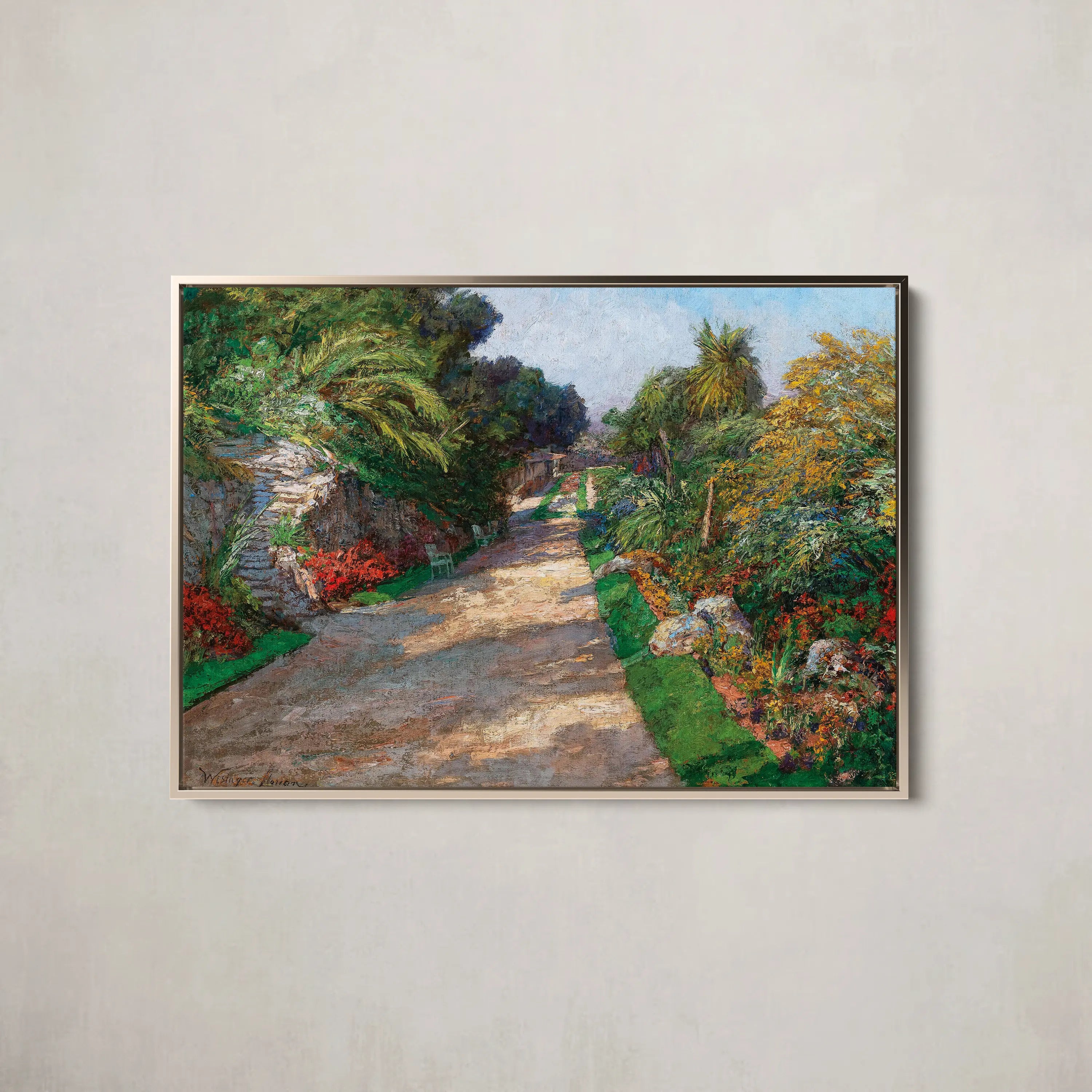 A Gardenpath Of The Riviera Palace Hotels Bei Monte Carlo (1906)