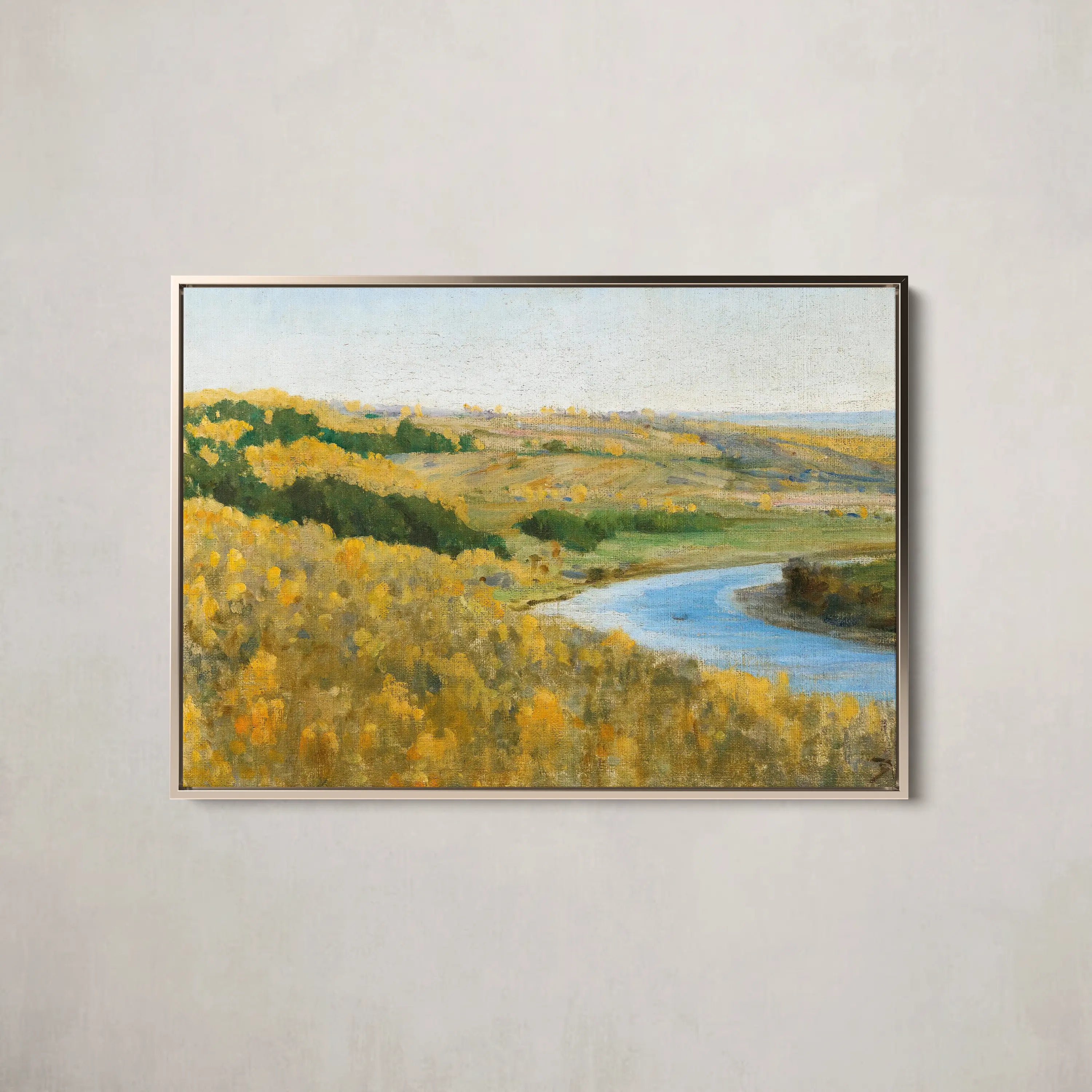 The River Oka In Golden Autumn Vasily Dmitrievich Polenov