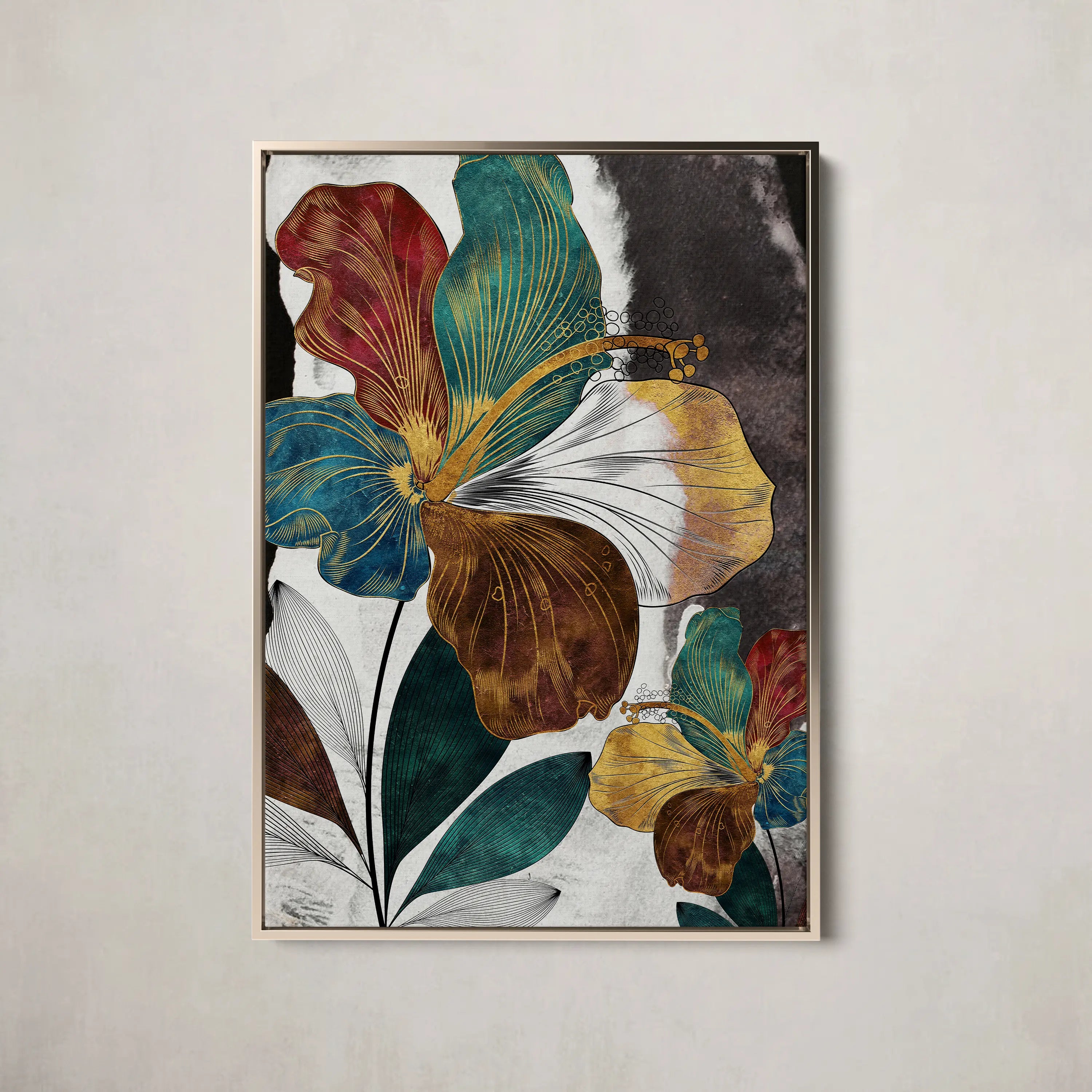 Floral Canvas Wall Art SAD2242