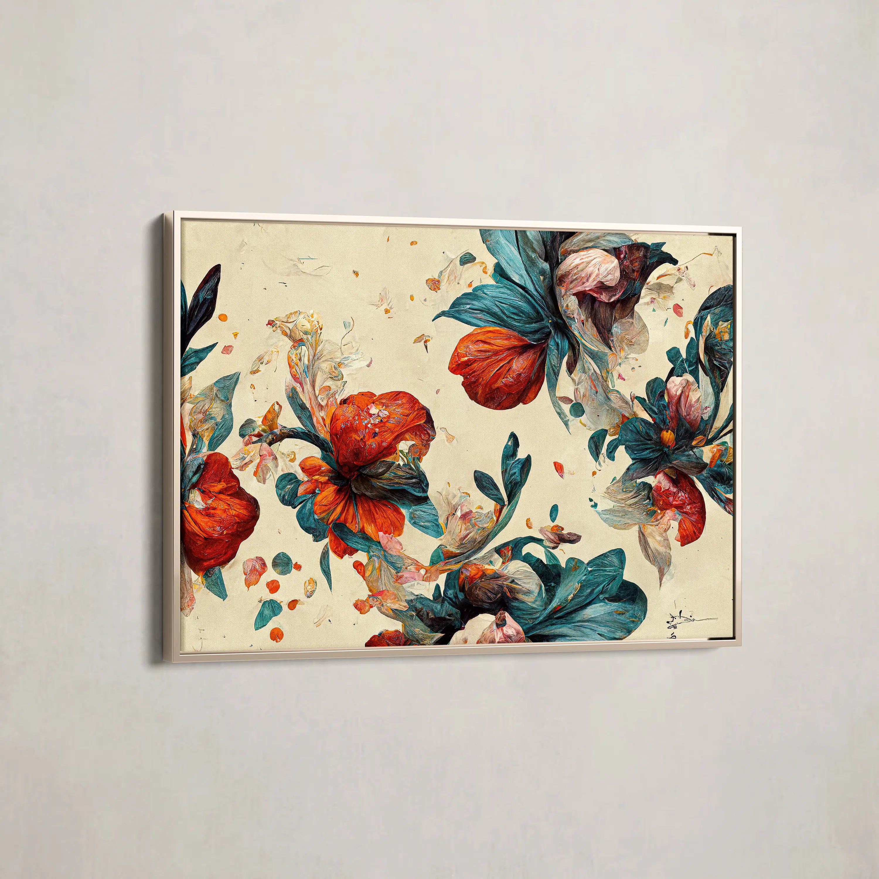 Floral Canvas Wall Art SAD707