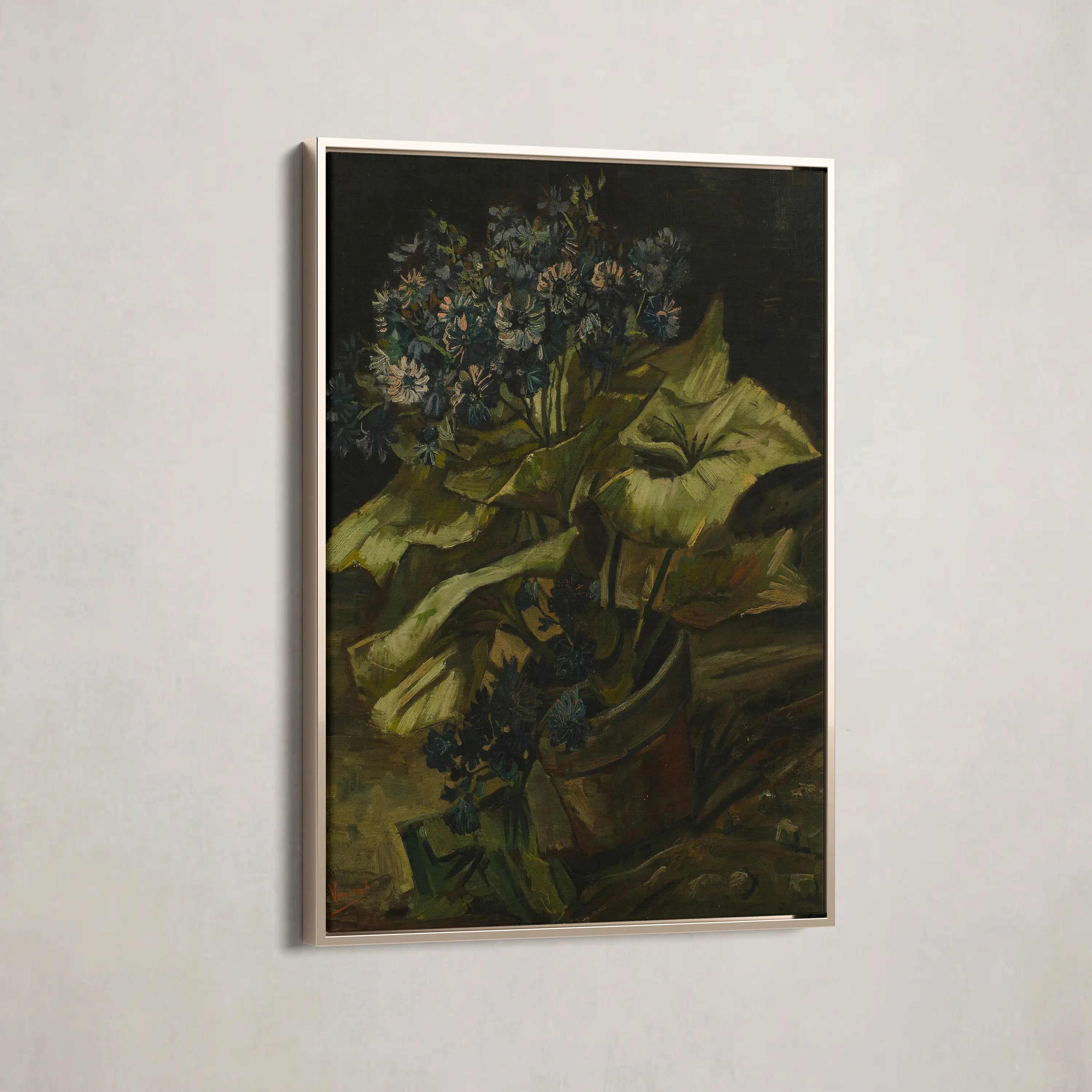 Cineraria, still life - By Vincent van Gogh