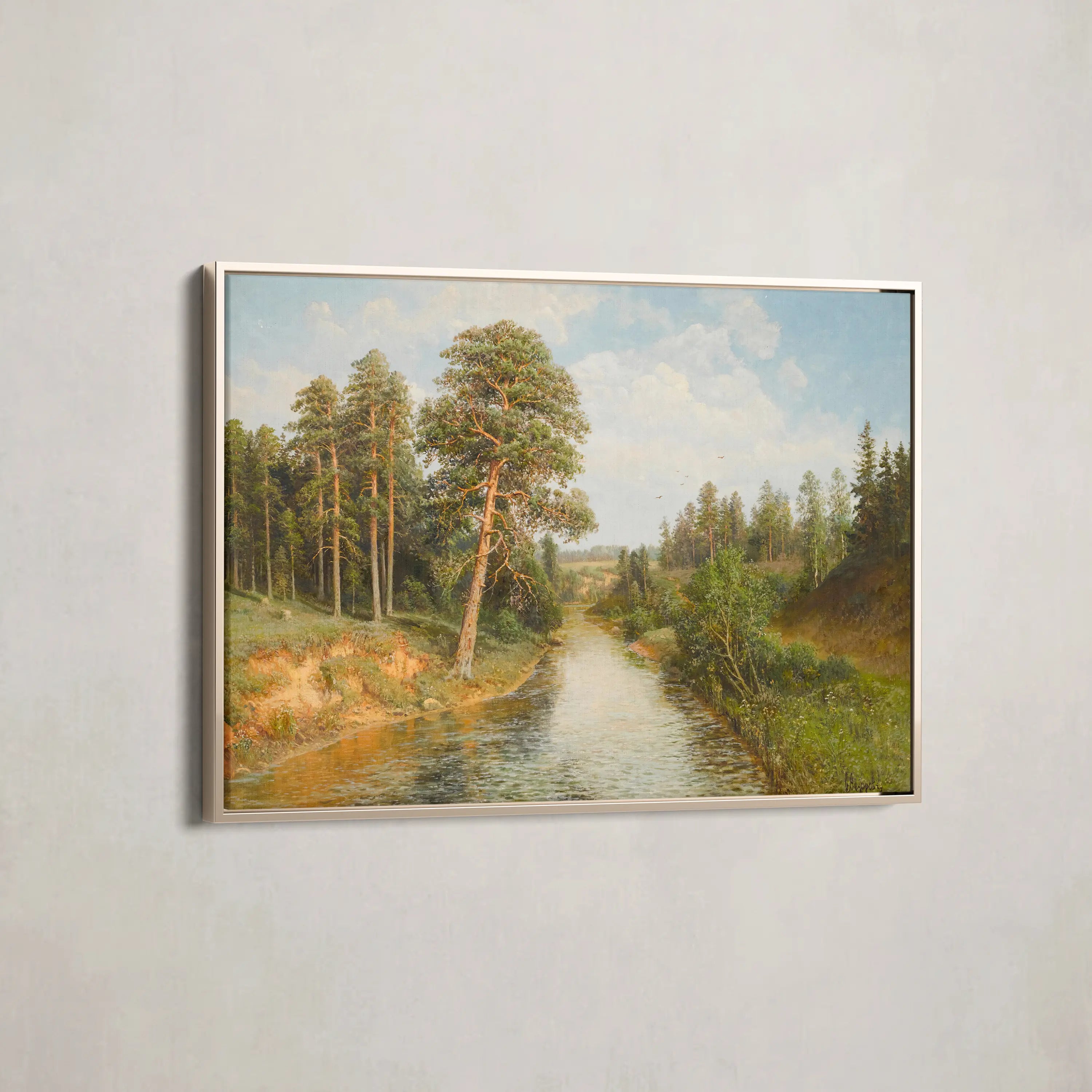 Summer Woodland Scene by Semyon Fedorovich Fedorov