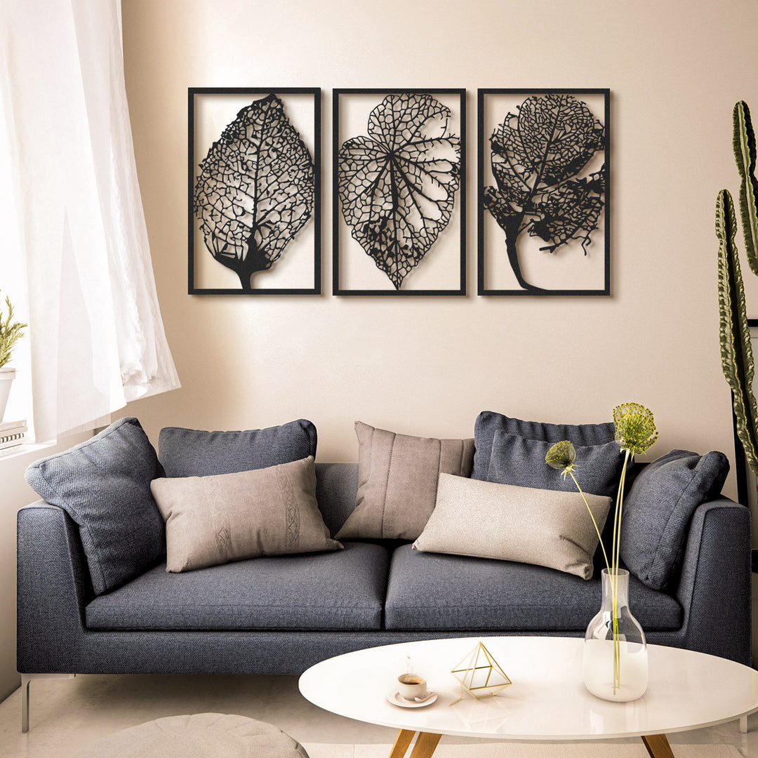 Set of Autumn 3 Metal Wall Art 2
