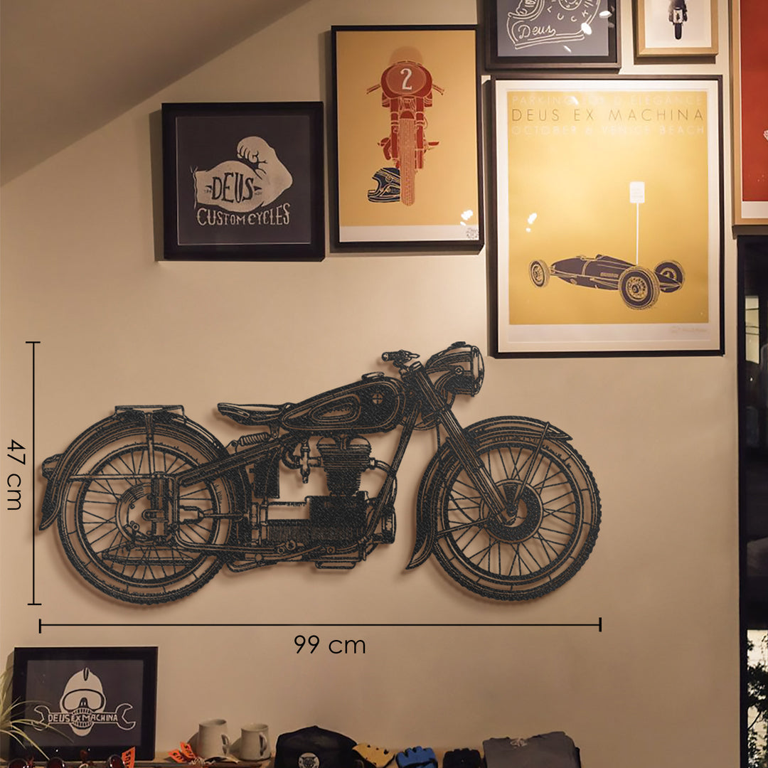 Cafe Racer Metal Wall Art