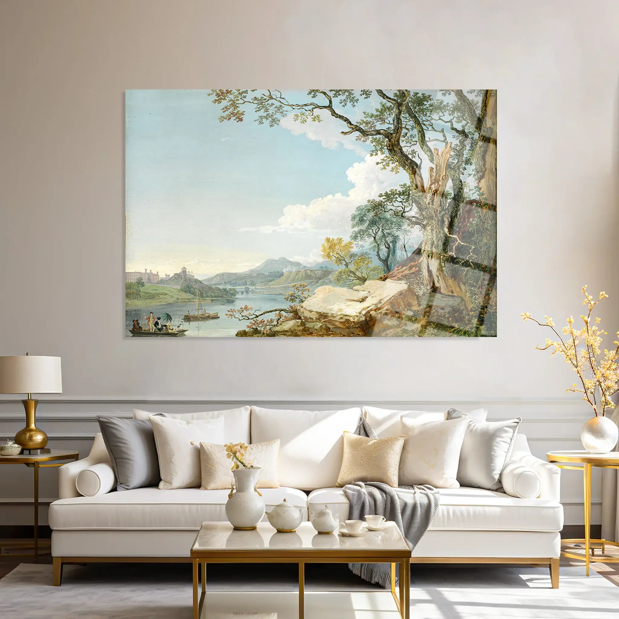 Landscape Glass Wall Art GAD092-L 90 x 60 cm