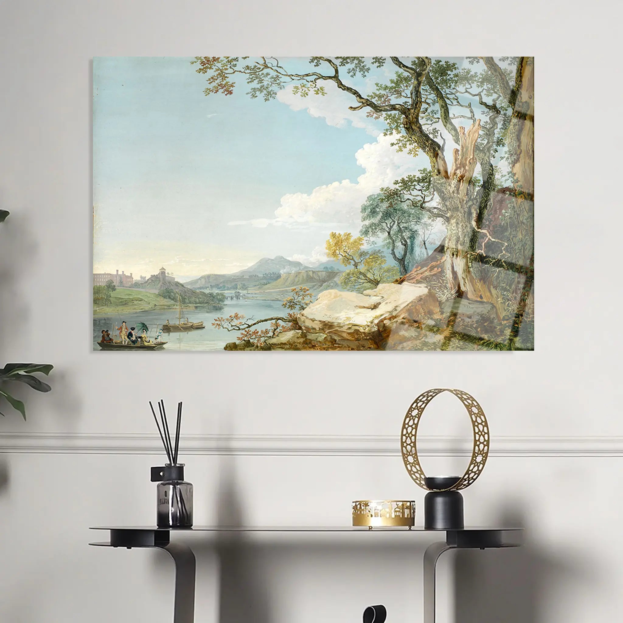 Landscape Glass Wall Art GAD092-L 90 x 60 cm