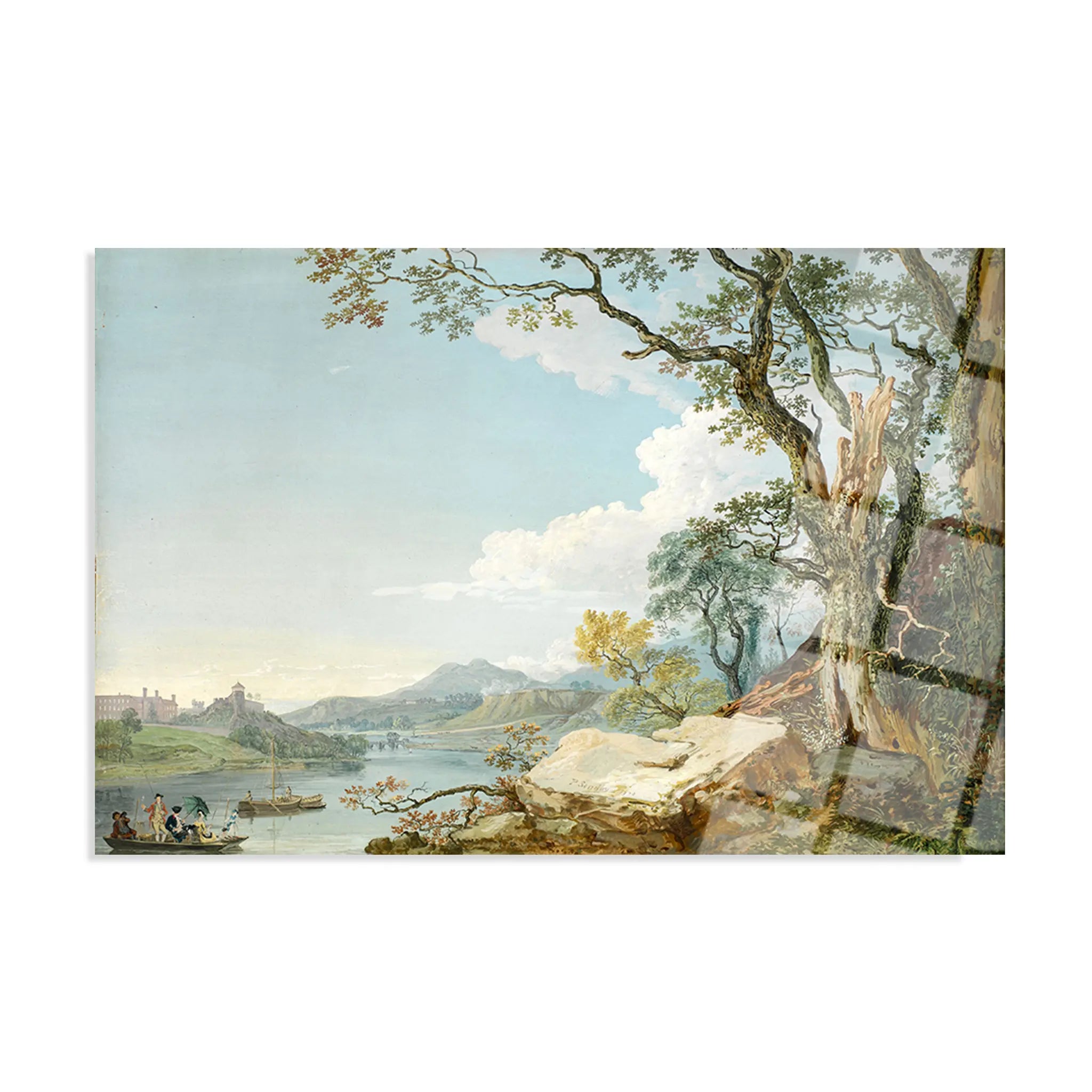 Landscape Glass Wall Art GAD092-L 90 x 60 cm