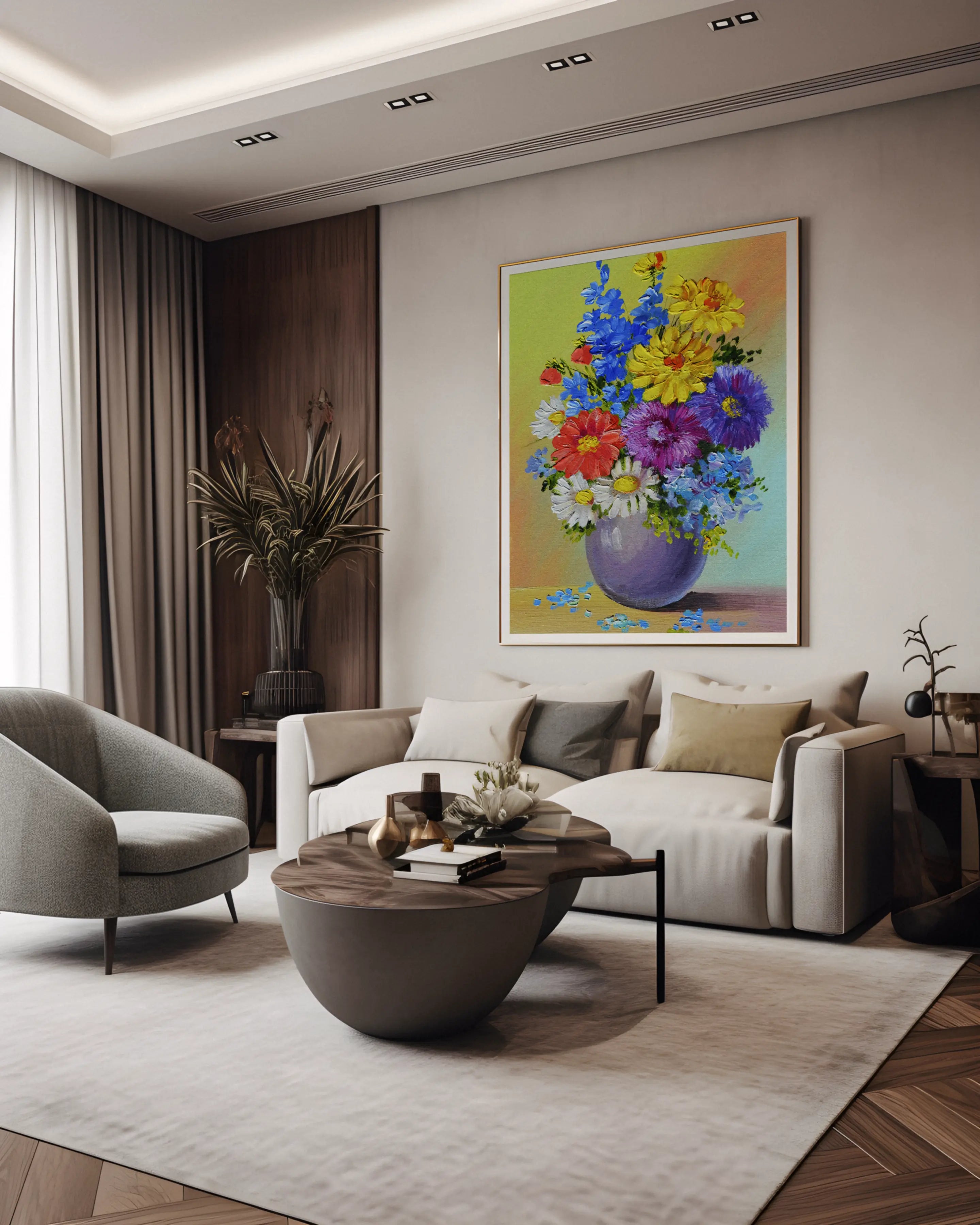 Floral Canvas Wall Art SAD951
