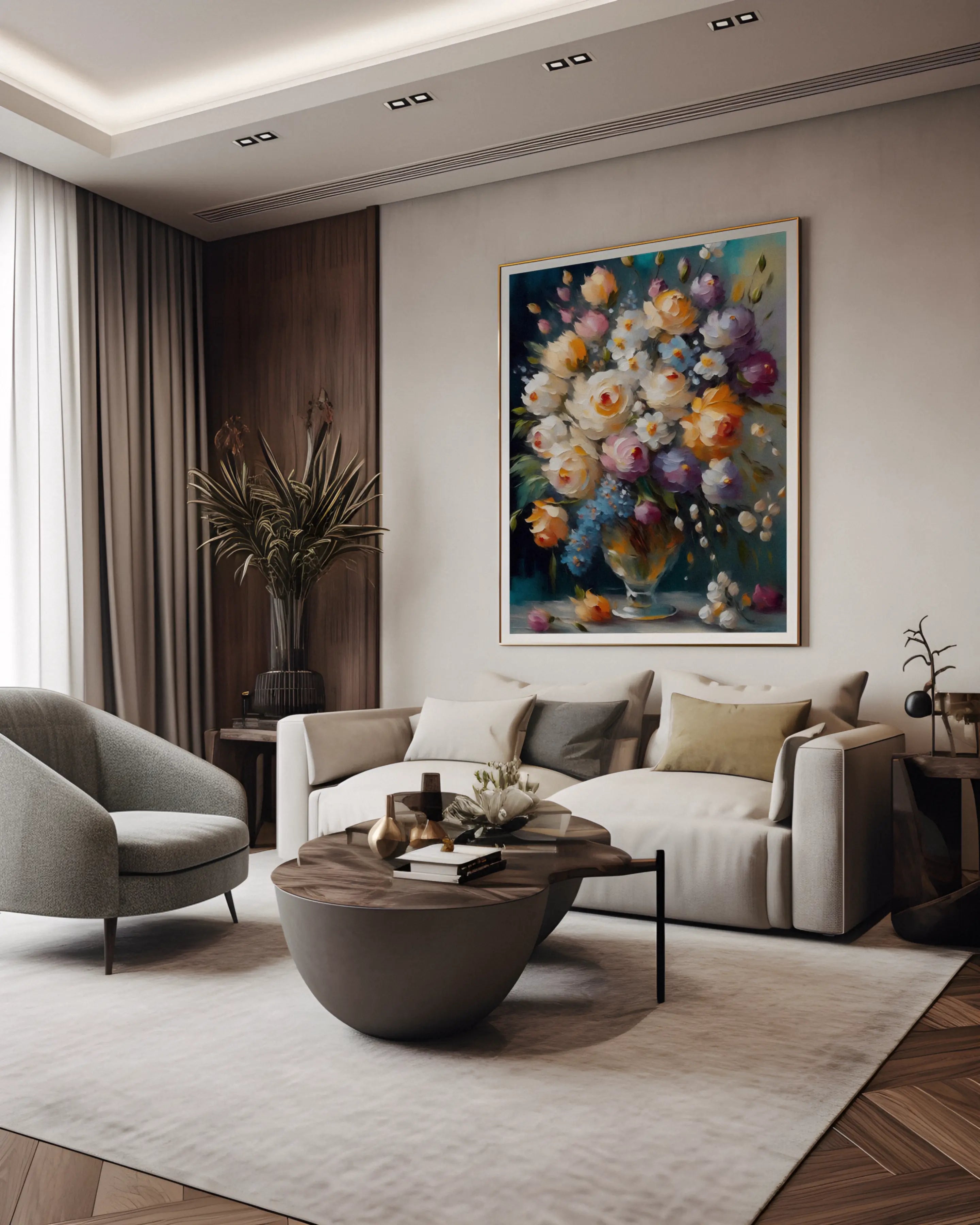 Floral Canvas Wall Art SAD945