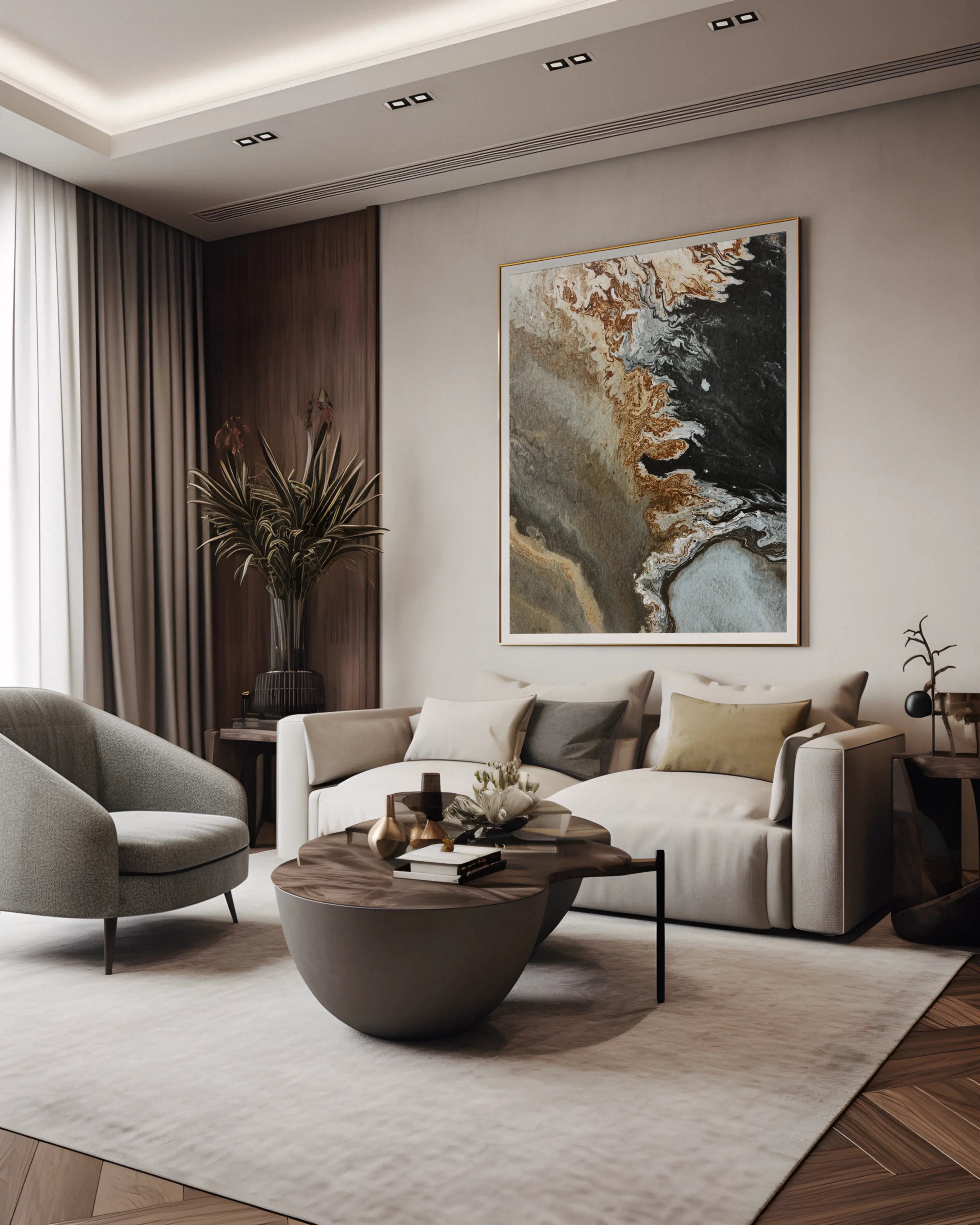 Abstract Canvas Wall Art SAD878